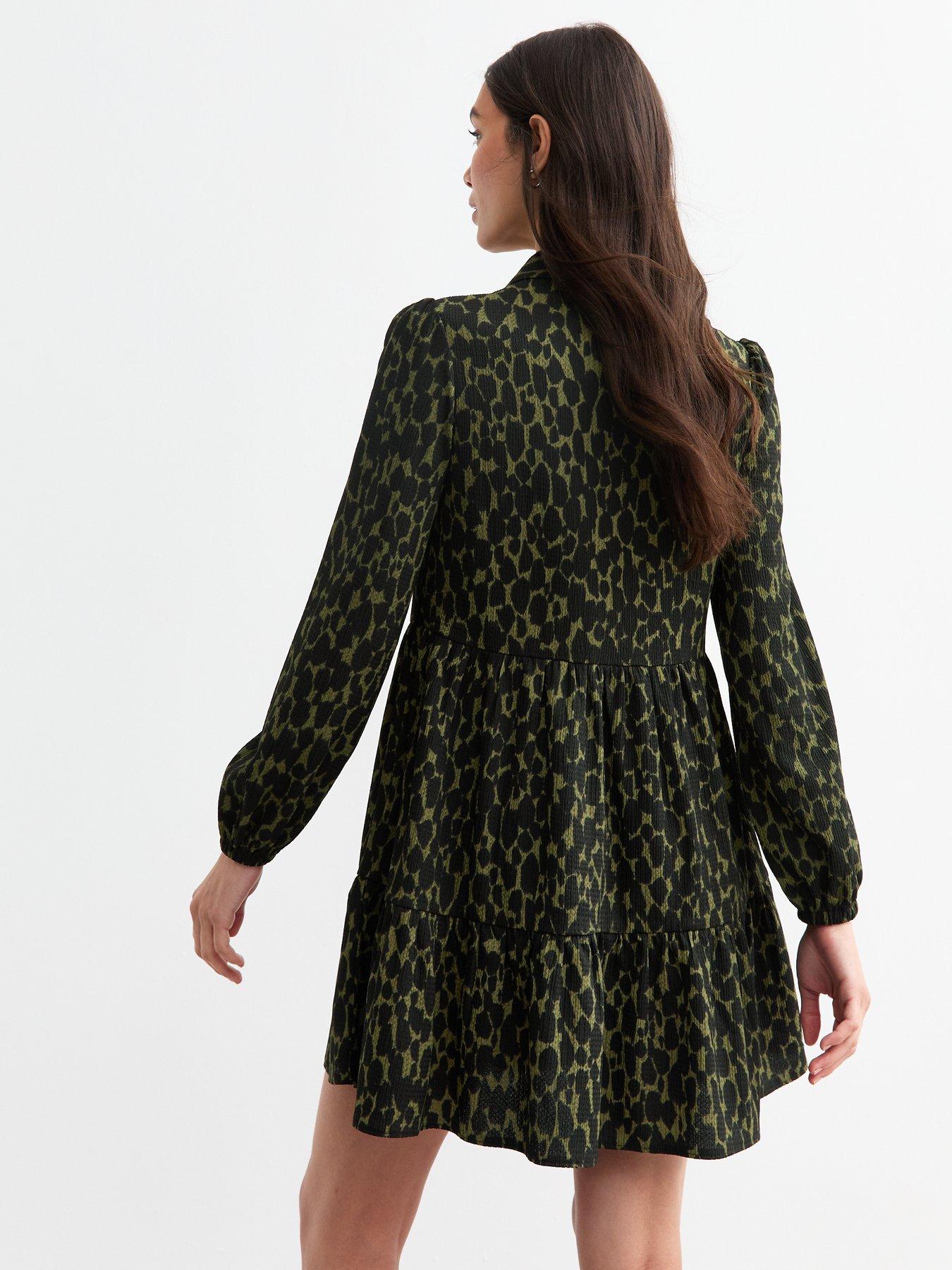 new-look-leopard-crinkled-mini-smock-dress-printstillFront