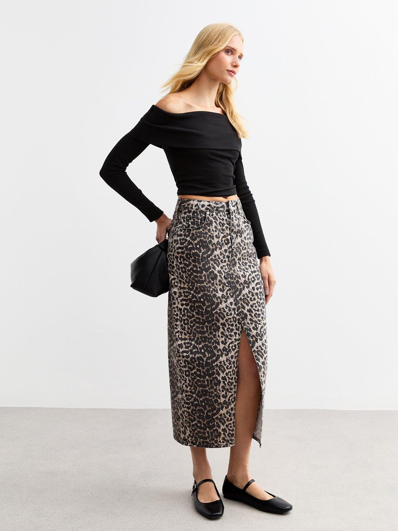 new-look-leopard-print-midi-denim-skirt-brownback