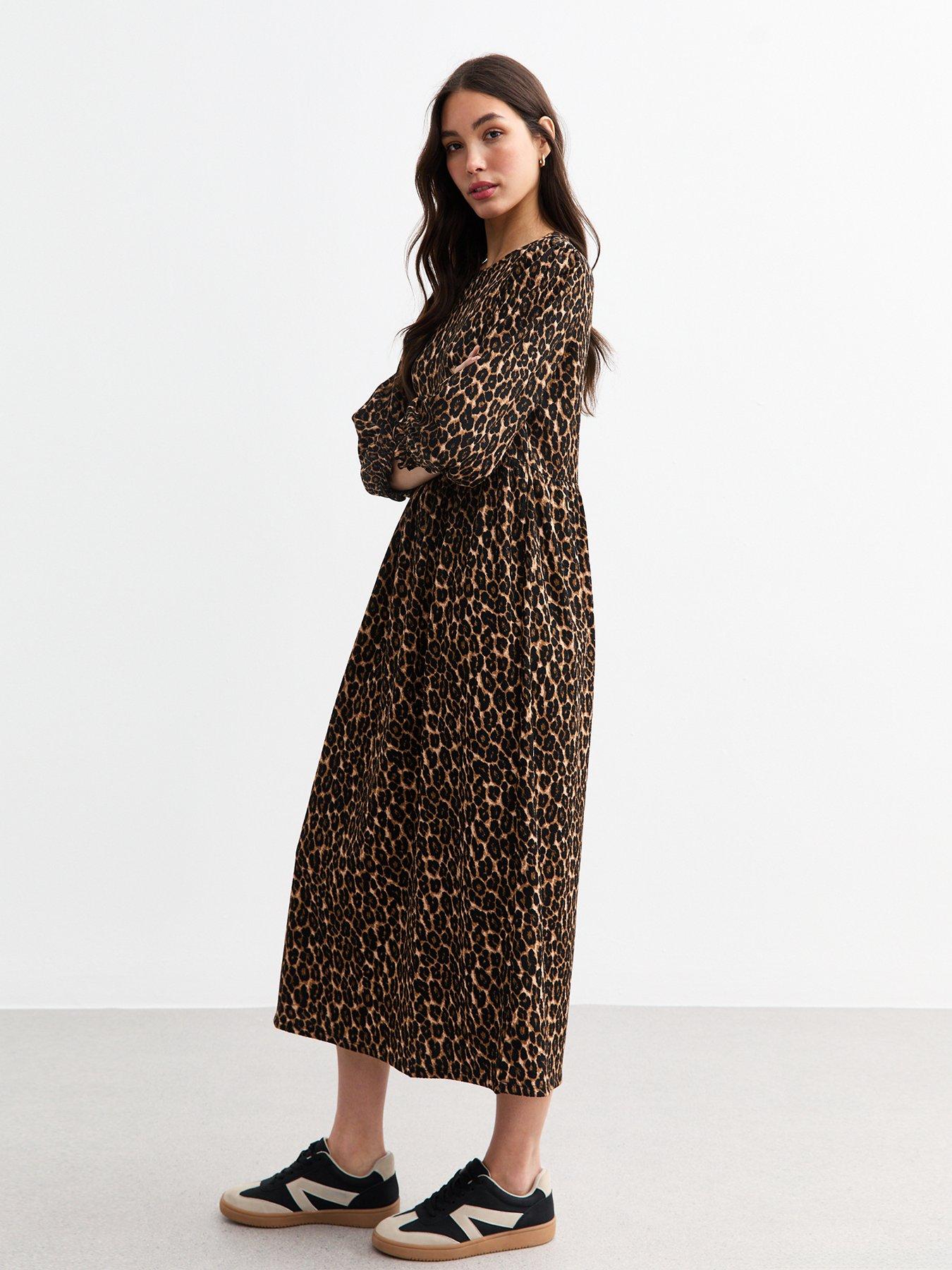 new-look-animal-print-smock-midi-dress-brownback