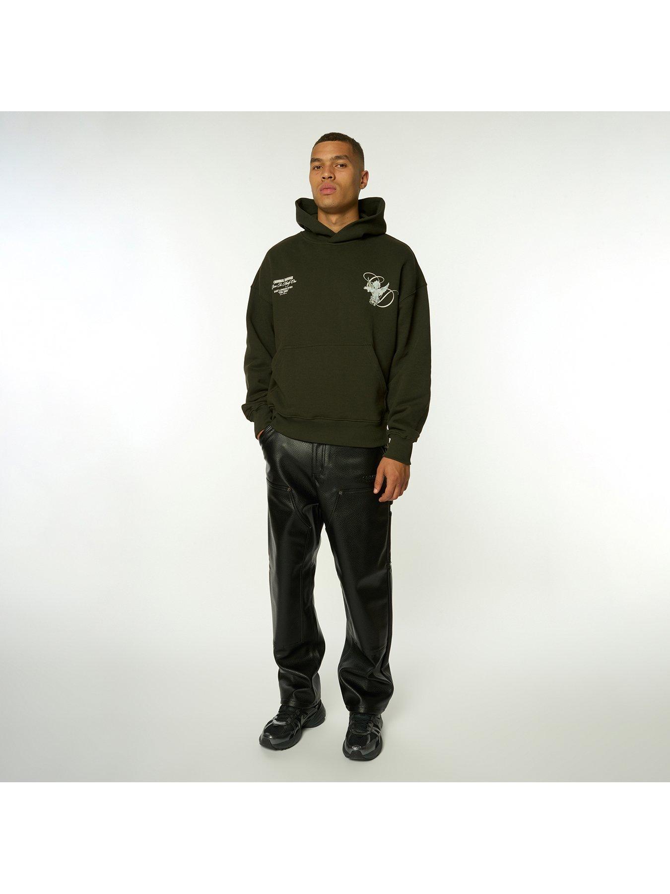 Image 5 of 5 of Criminal Damage Cherub Hoodie - Green