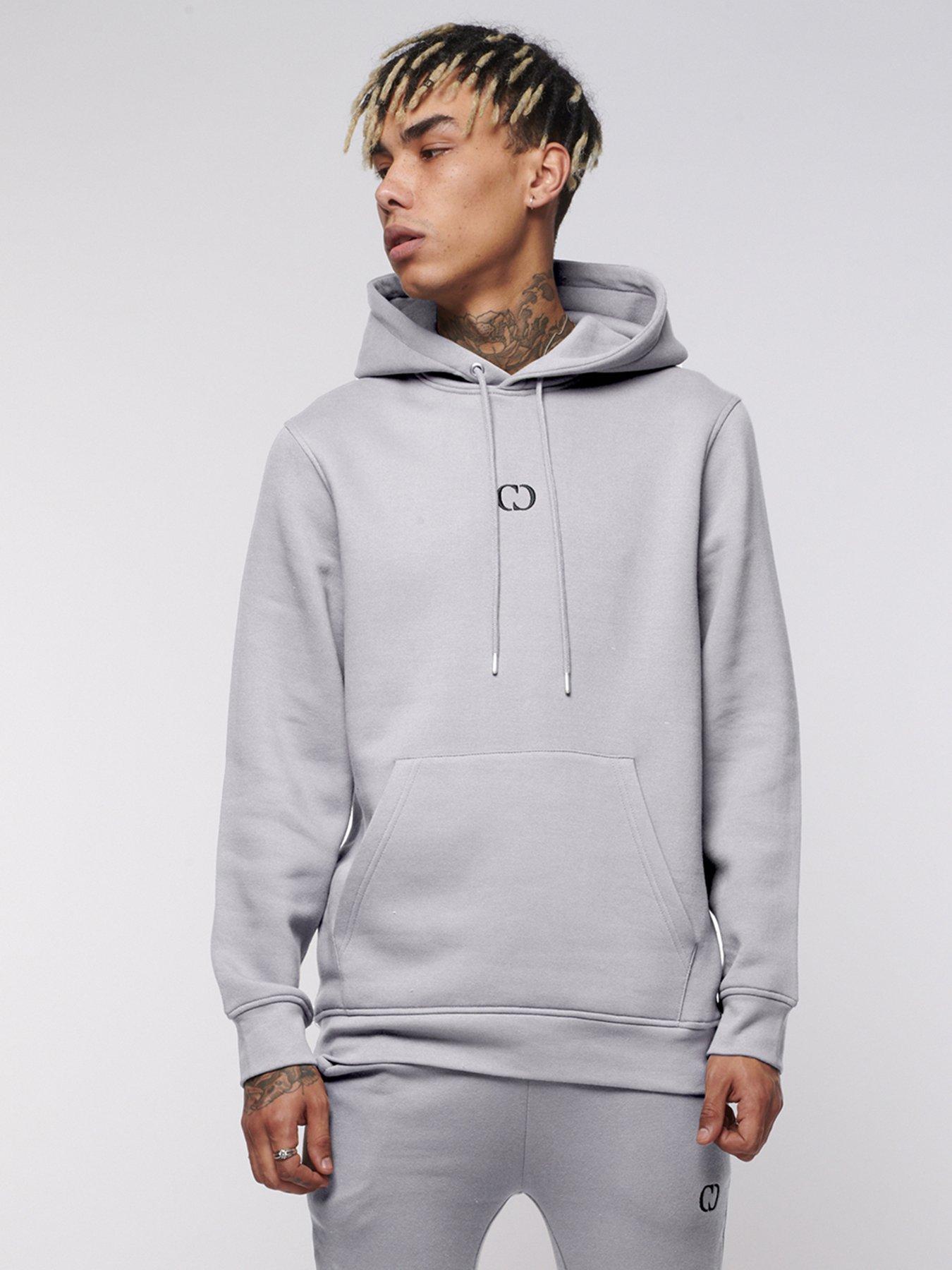 Image 1 of 3 of Criminal Damage Logo Hoodie - Light Grey