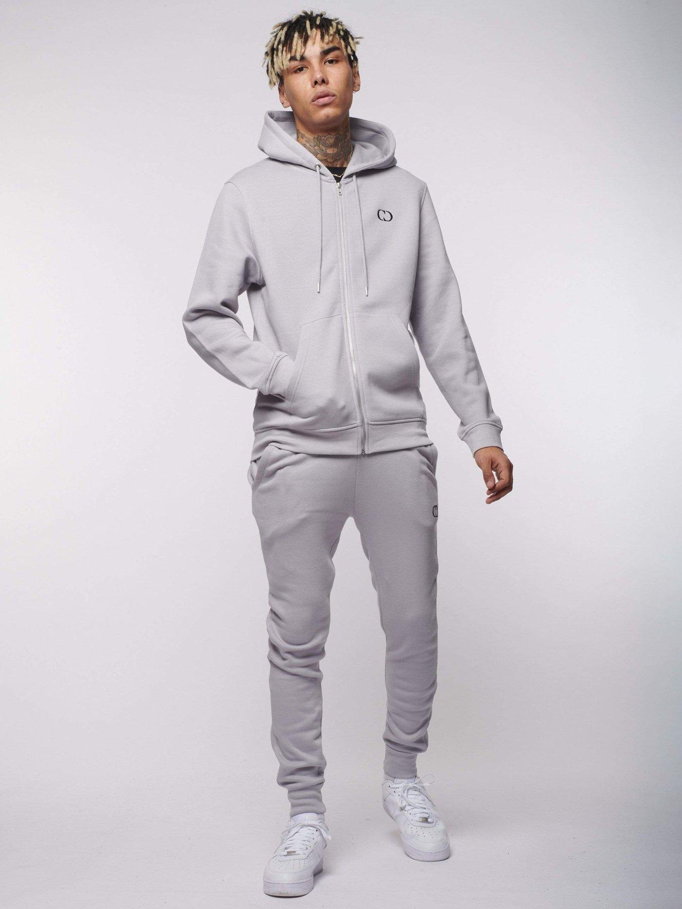 Image 2 of 3 of Criminal Damage Logo Joggers - Light Grey