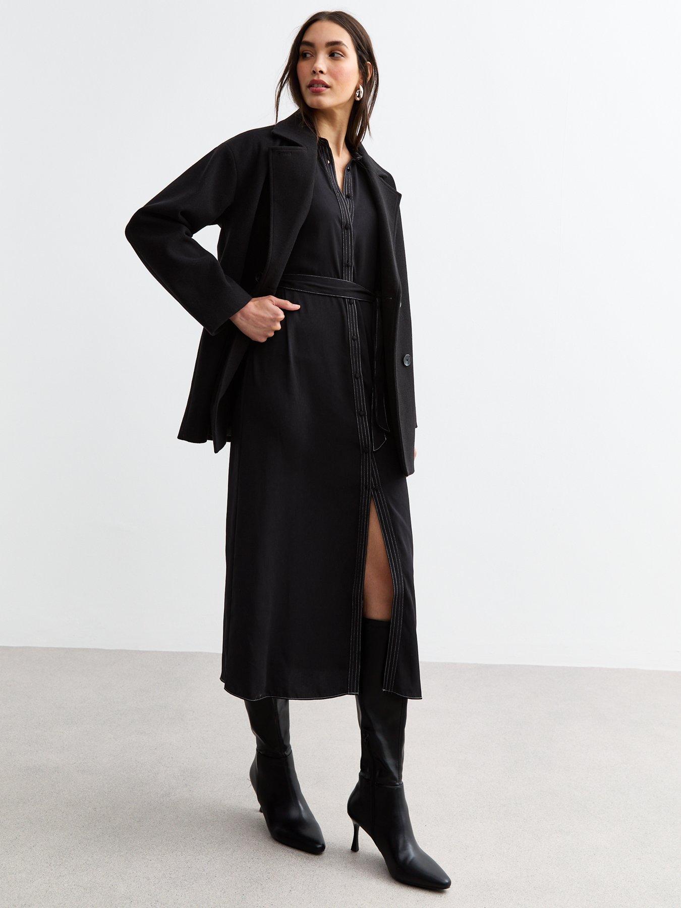 new-look-contrast-stitch-midi-shirt-dress-blackback