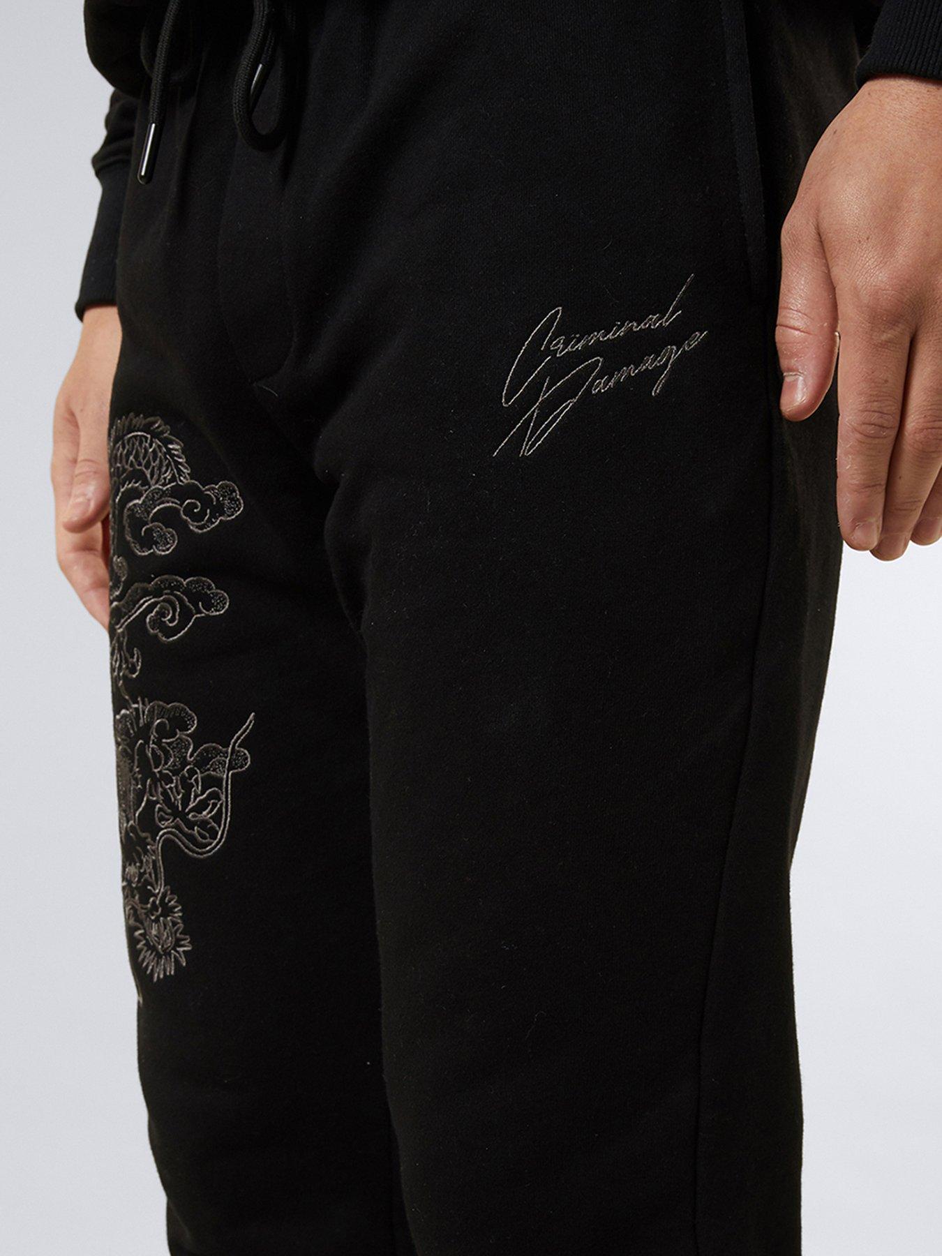 Image 4 of 6 of Criminal Damage Criminal Damage Kyoto Joggers - Black