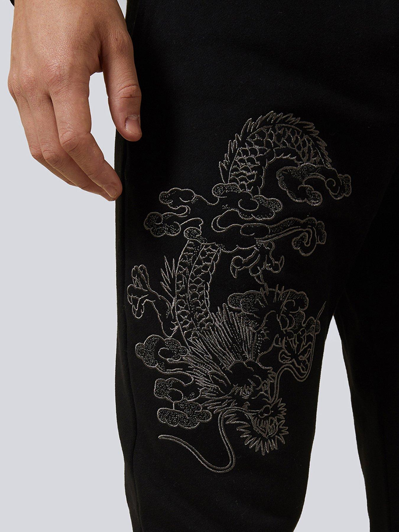 Image 6 of 6 of Criminal Damage Criminal Damage Kyoto Joggers - Black