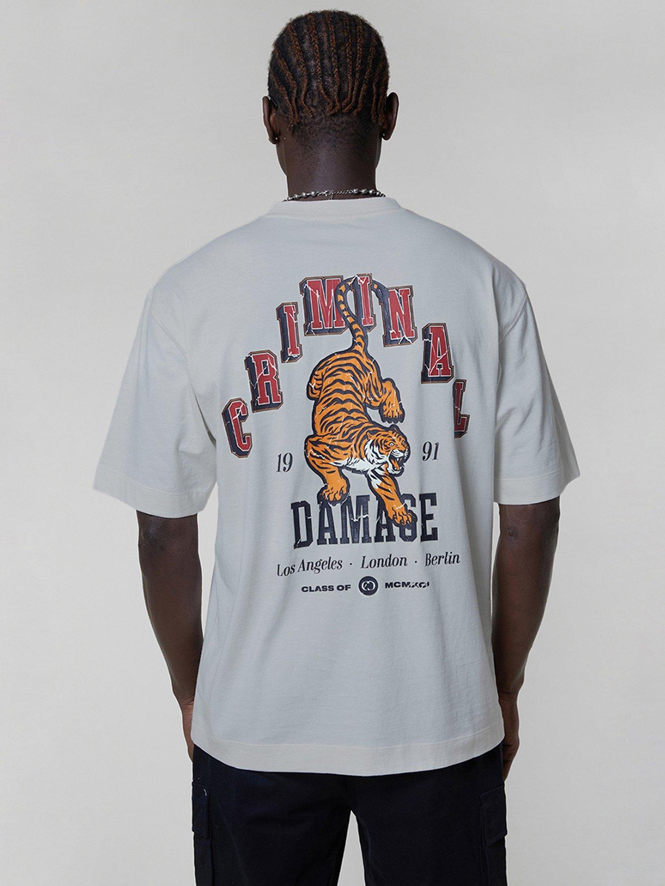 criminal-damage-criminal-damage-team-tiger-t-shirt-light-grey