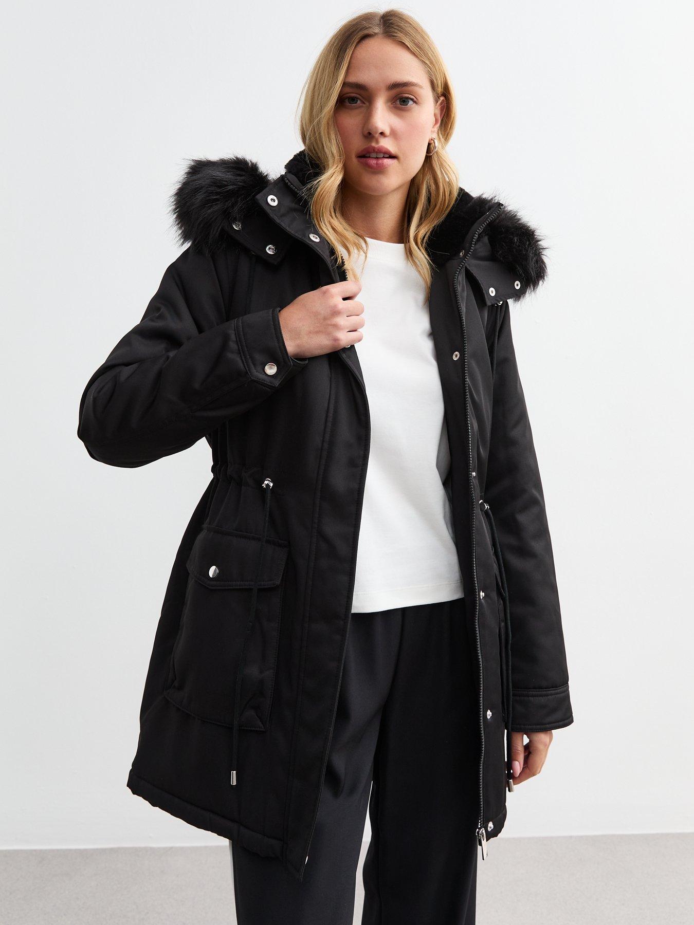 new-look-black-faux-fur-trim-shell-parka