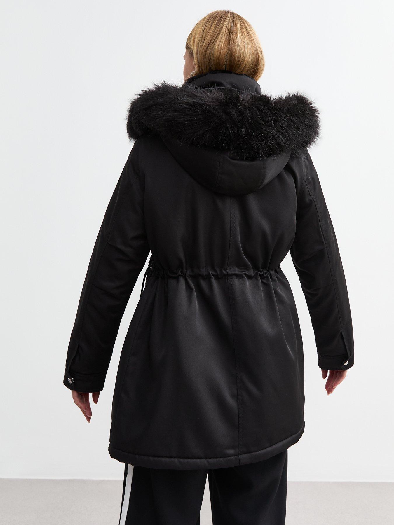 new-look-black-faux-fur-trim-shell-parkastillFront