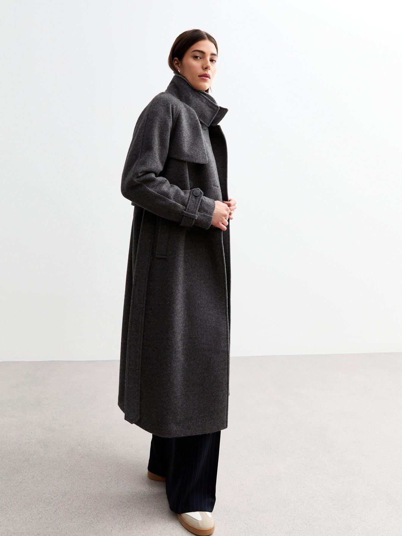 new-look-grey-tie-waist-funnel-neck-coatback