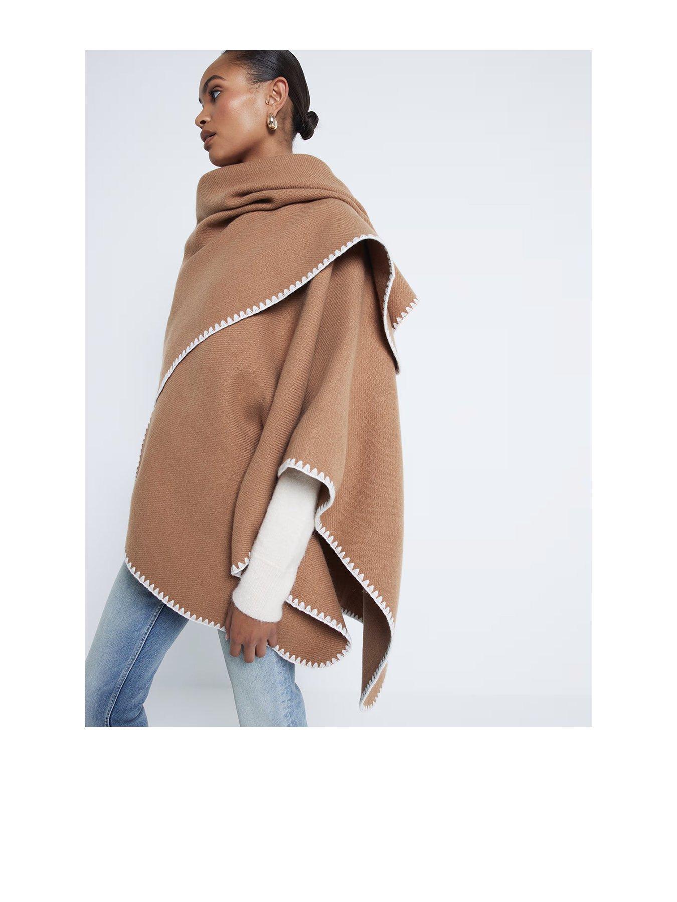 river-island-blanket-stitch-cape-light-beige