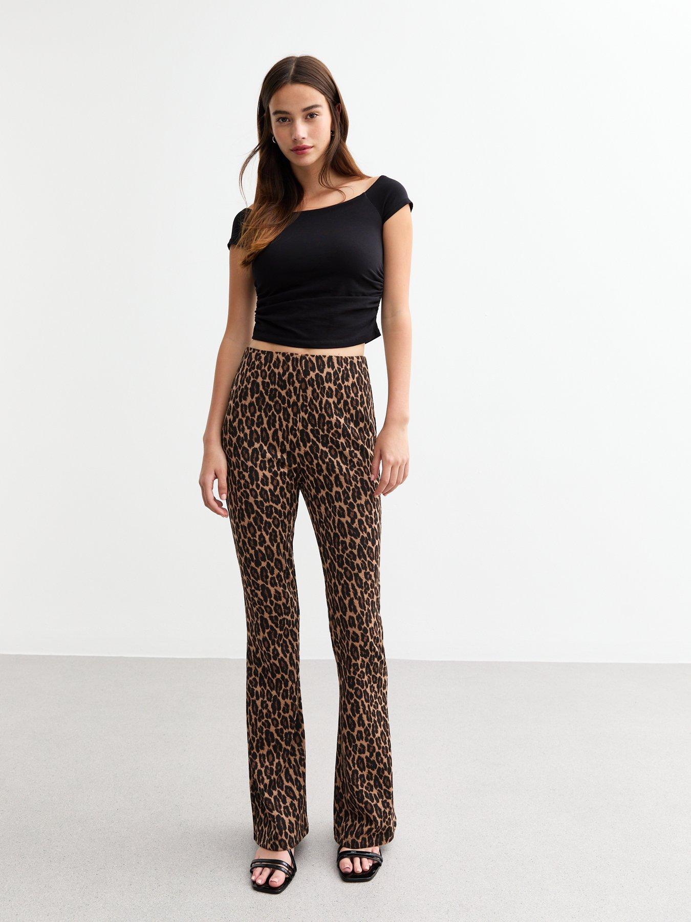 new-look-leopard-flared-trousers-brown