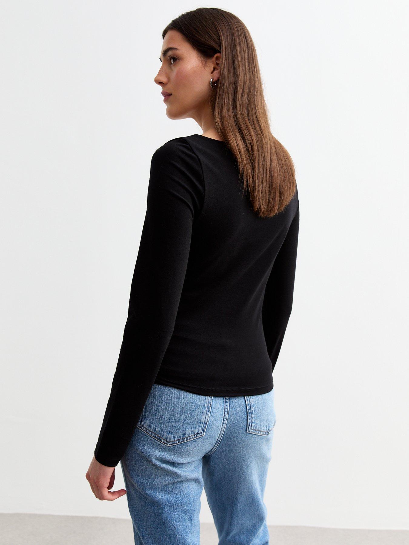 new-look-square-neck-long-sleeve-top-blackstillFront