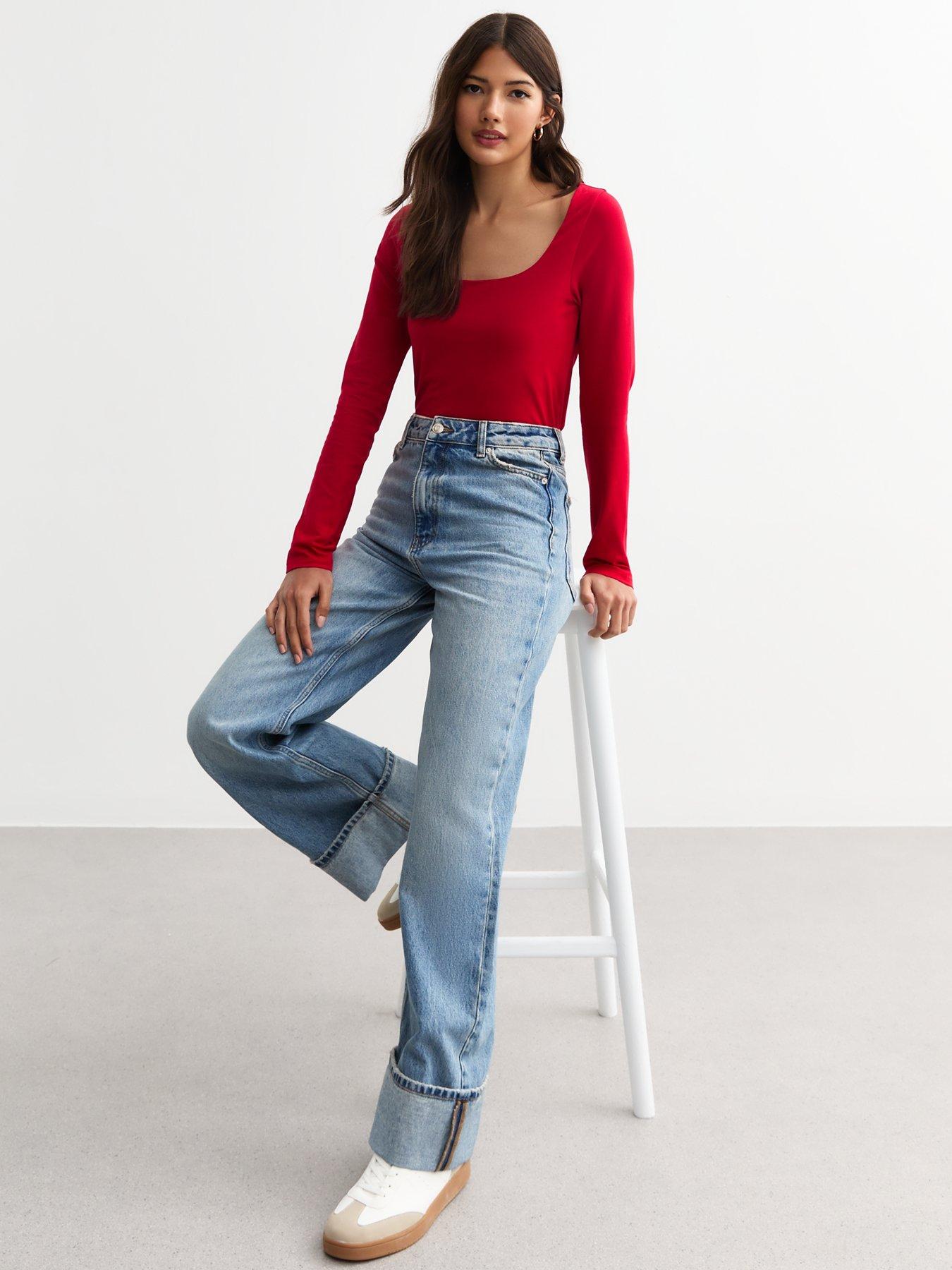 new-look-square-neck-long-sleeve-top-redback