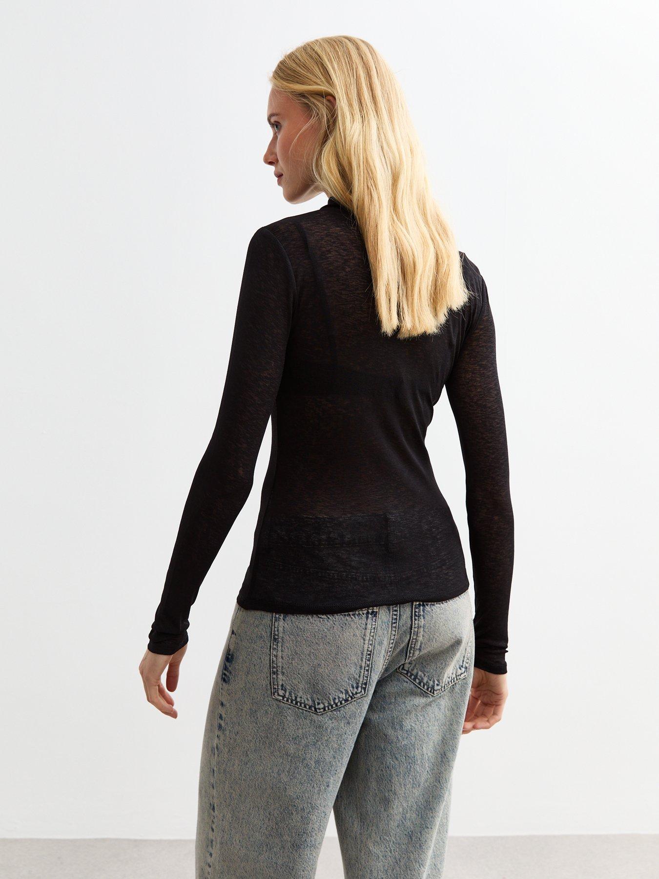 new-look-mesh-high-neck-long-sleeve-top-blackstillFront