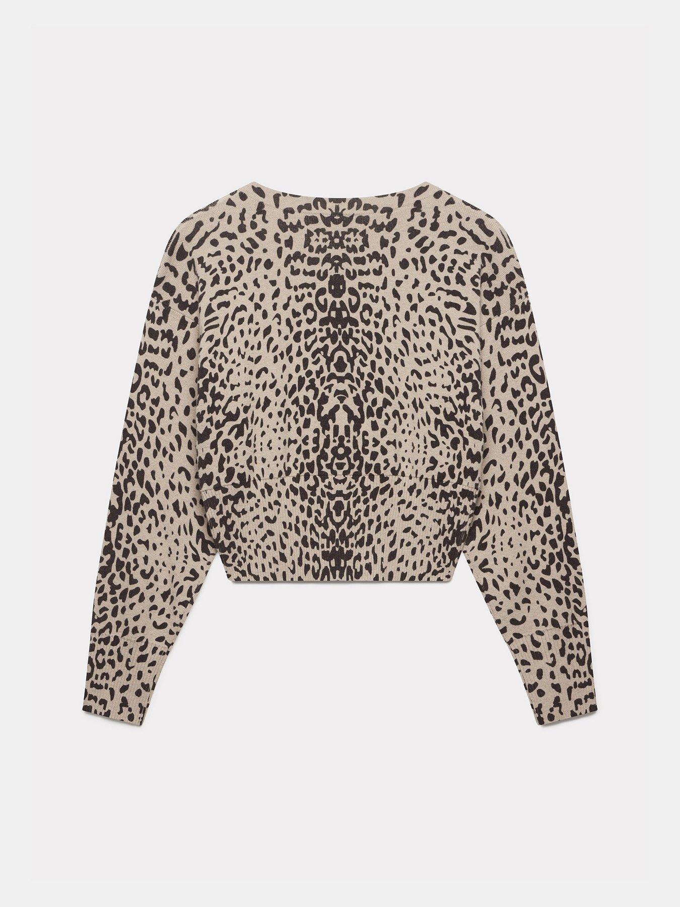 Image 6 of 6 of Mint Velvet Leopard Print Cardigan