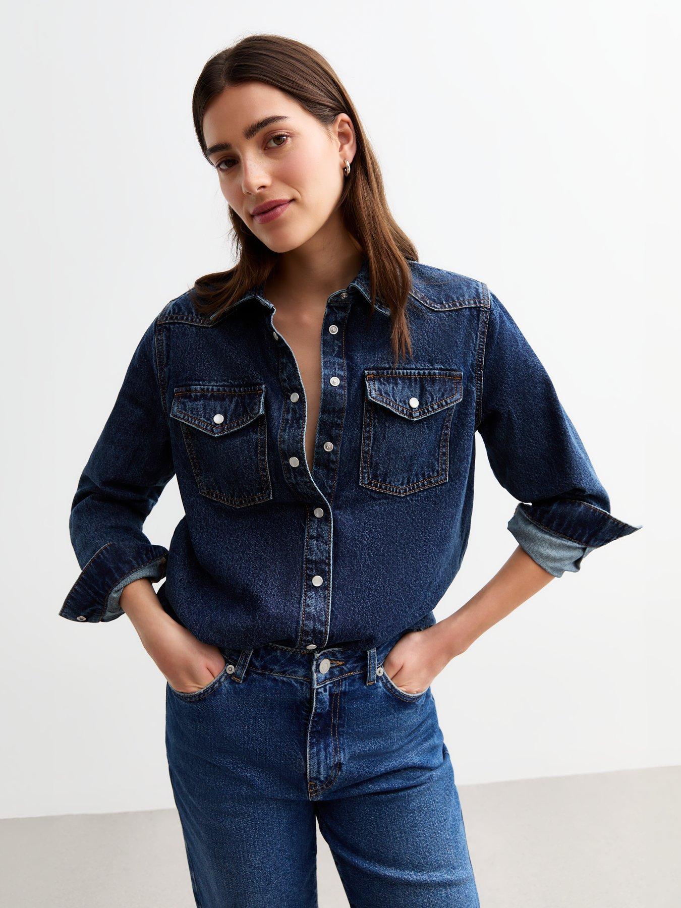 new-look-denim-western-shirt-blue