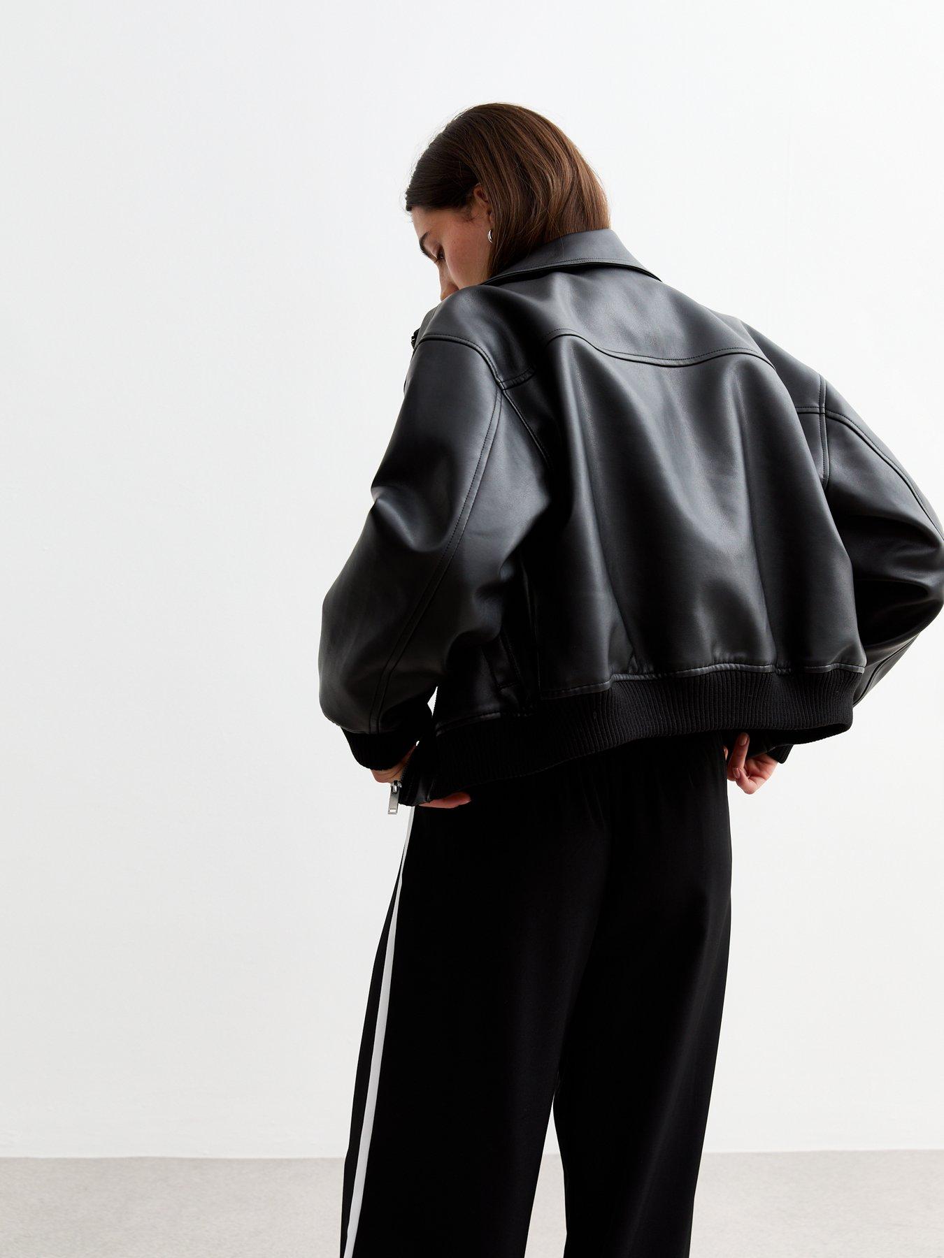 new-look-black-leather-look-bomber-jacketstillFront