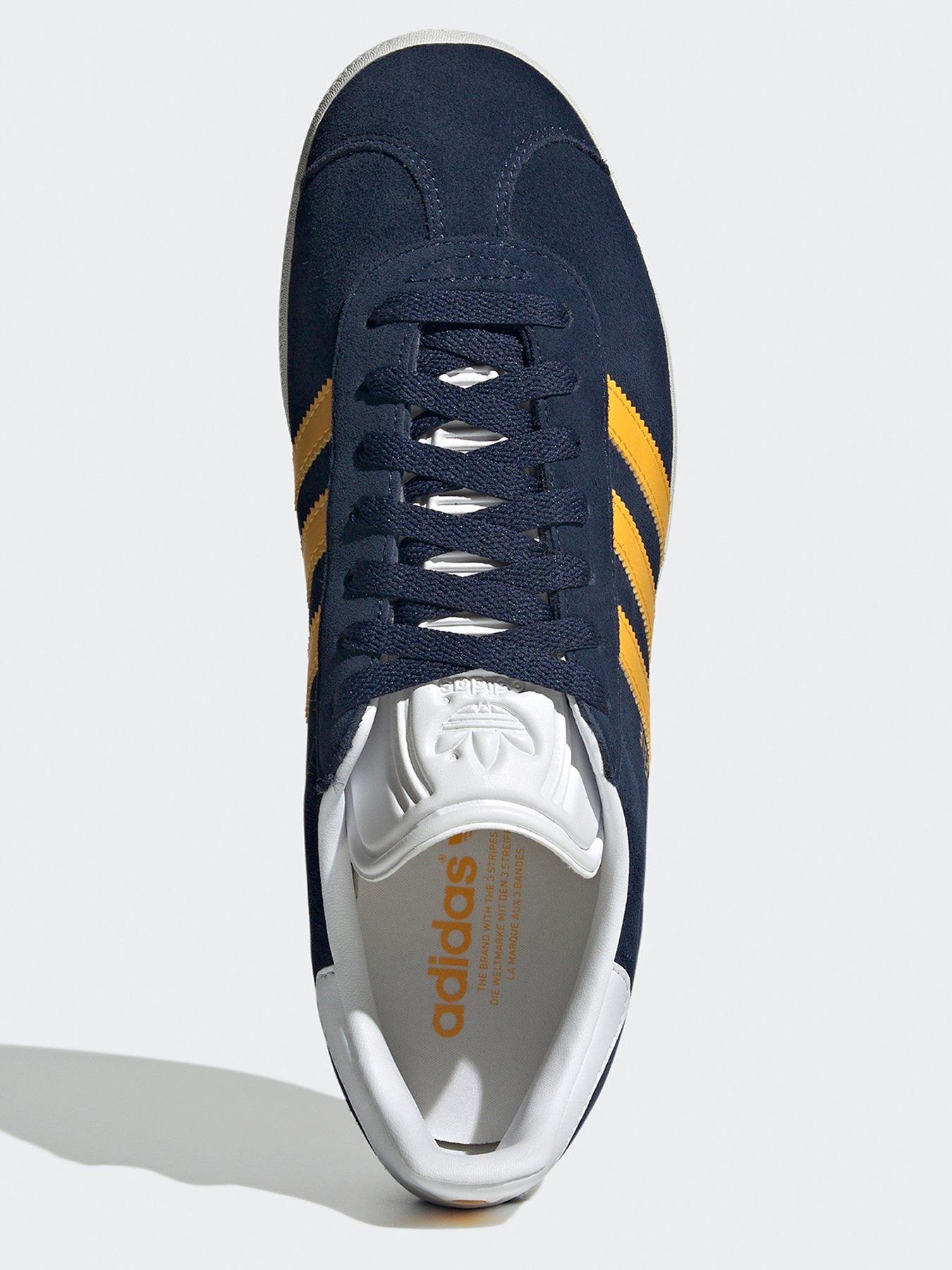 adidas-originals-mens-gazelle-trainers-yellownavyoutfit