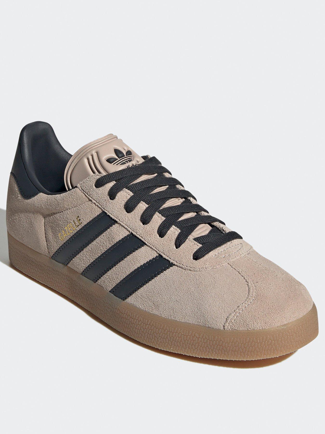 adidas-originals-unisex-gazelle-trainers-brownblackstillFront