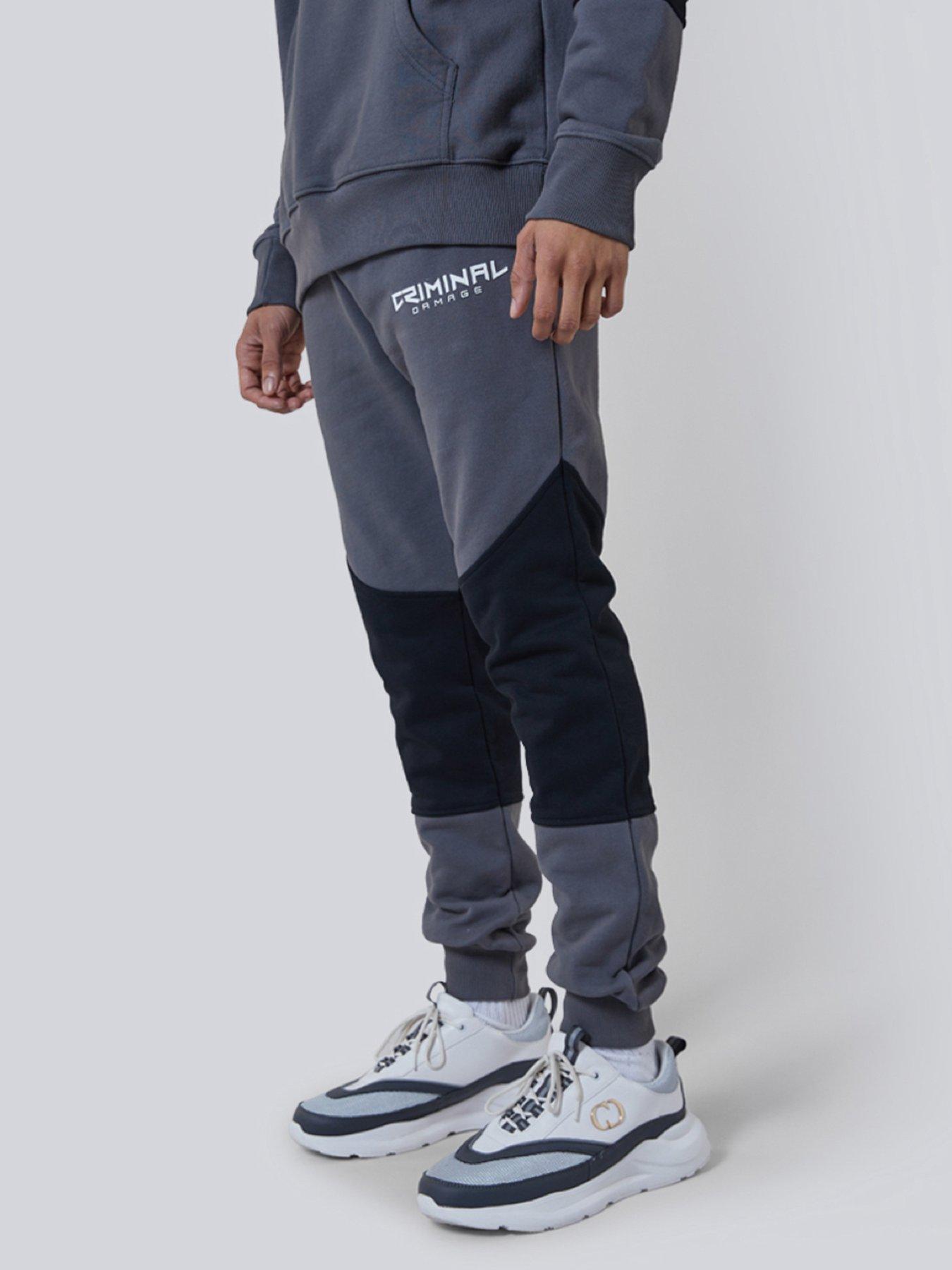 undefined Criminal Damage Roman Track Joggers - Black
