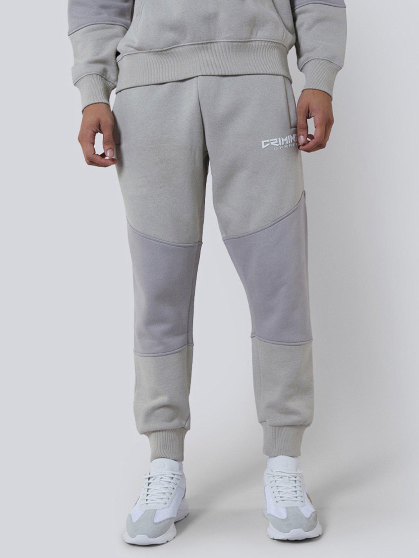 criminal-damage-criminal-damage-roman-track-joggers-greystillFront