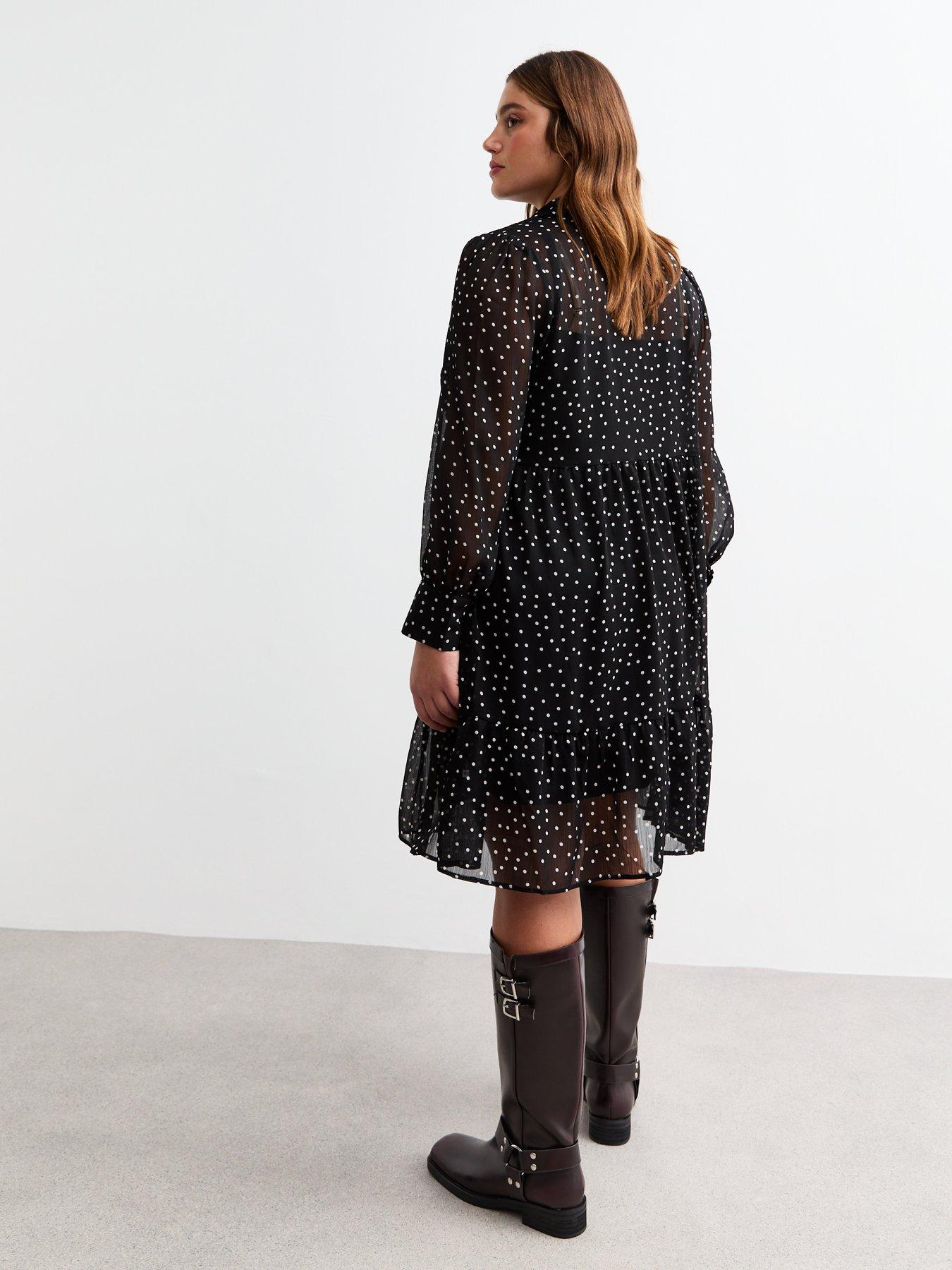 new-look-curves-black-polka-dot-chiffon-dress-printstillFront