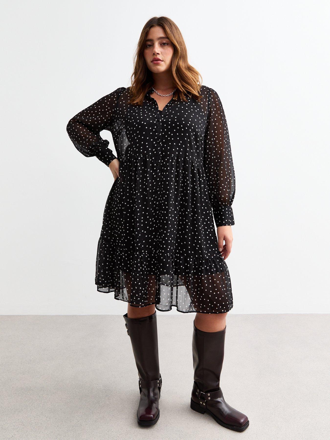 new-look-curves-black-polka-dot-chiffon-dress-printback