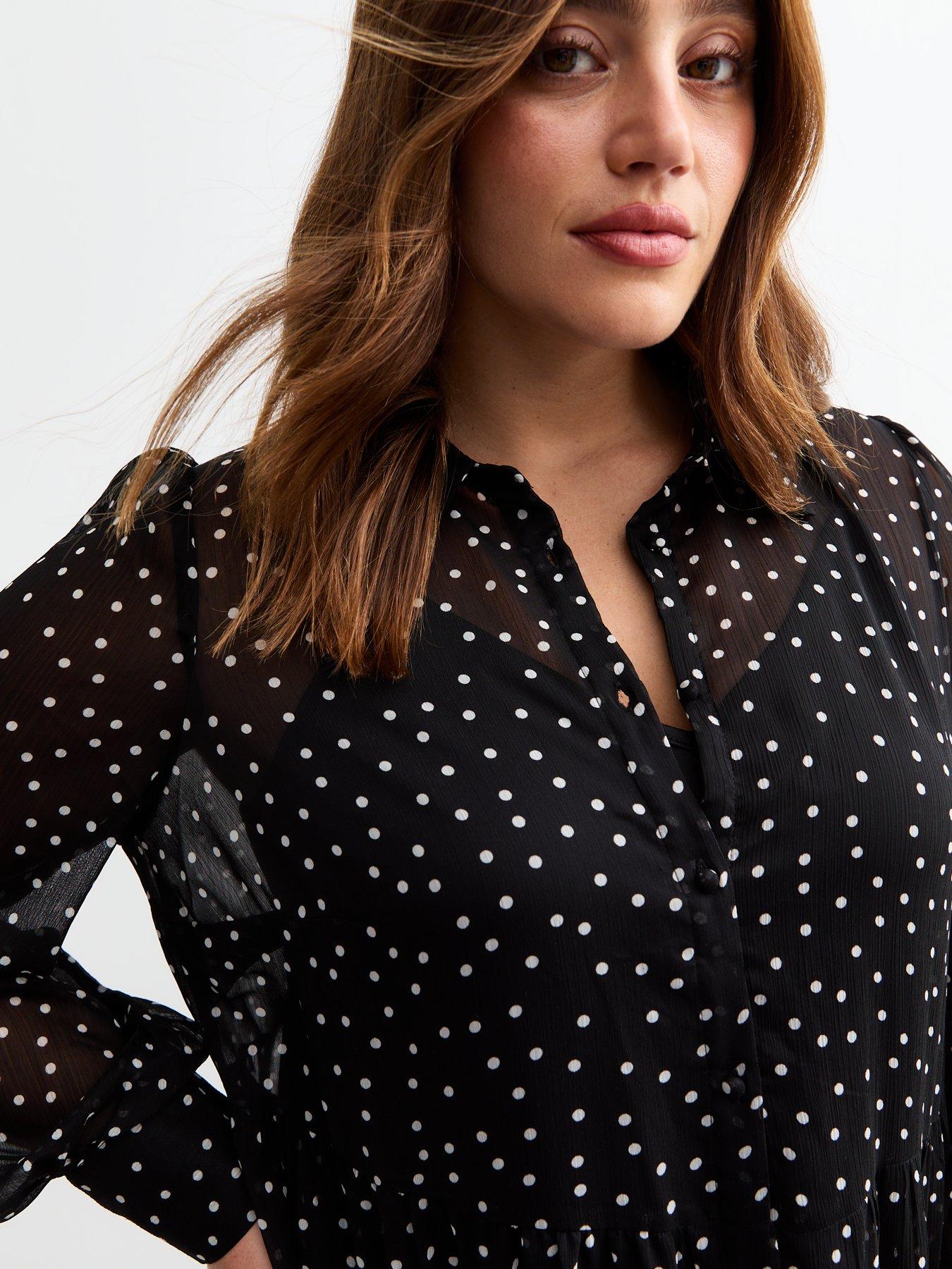 new-look-curves-black-polka-dot-chiffon-dress-printoutfit