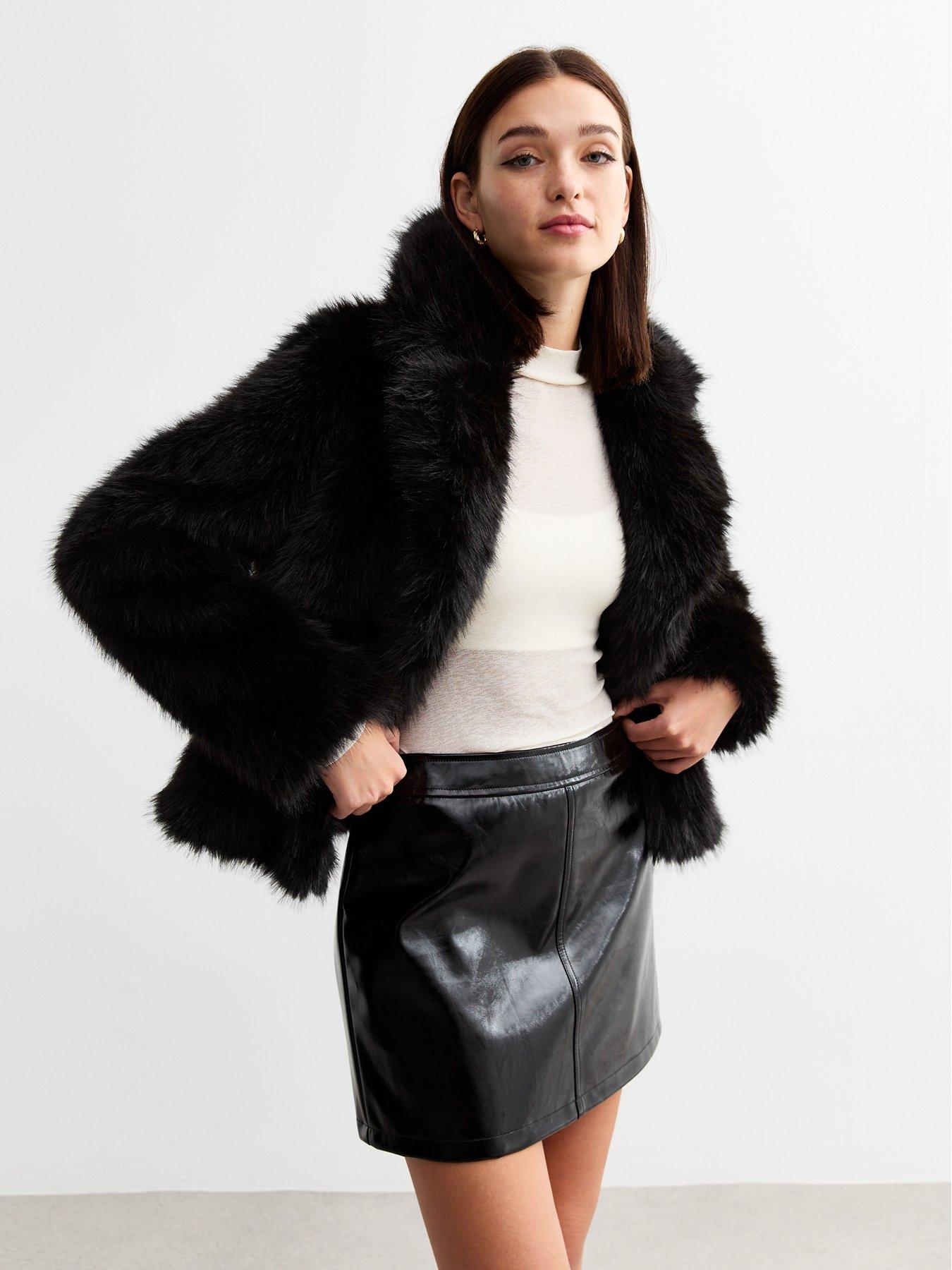 new-look-faux-fur-coat-blackfront