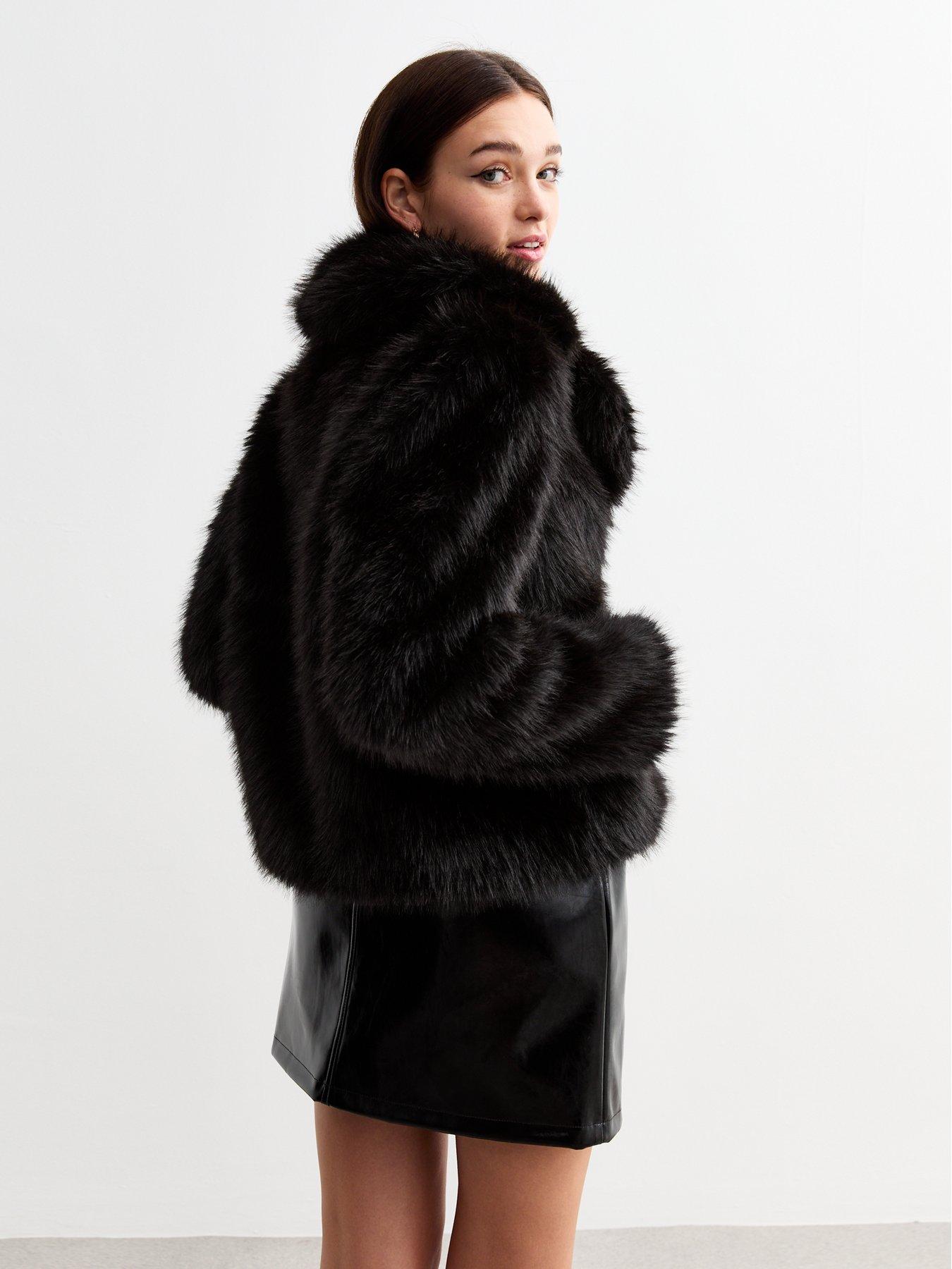 new-look-faux-fur-coat-blackstillFront