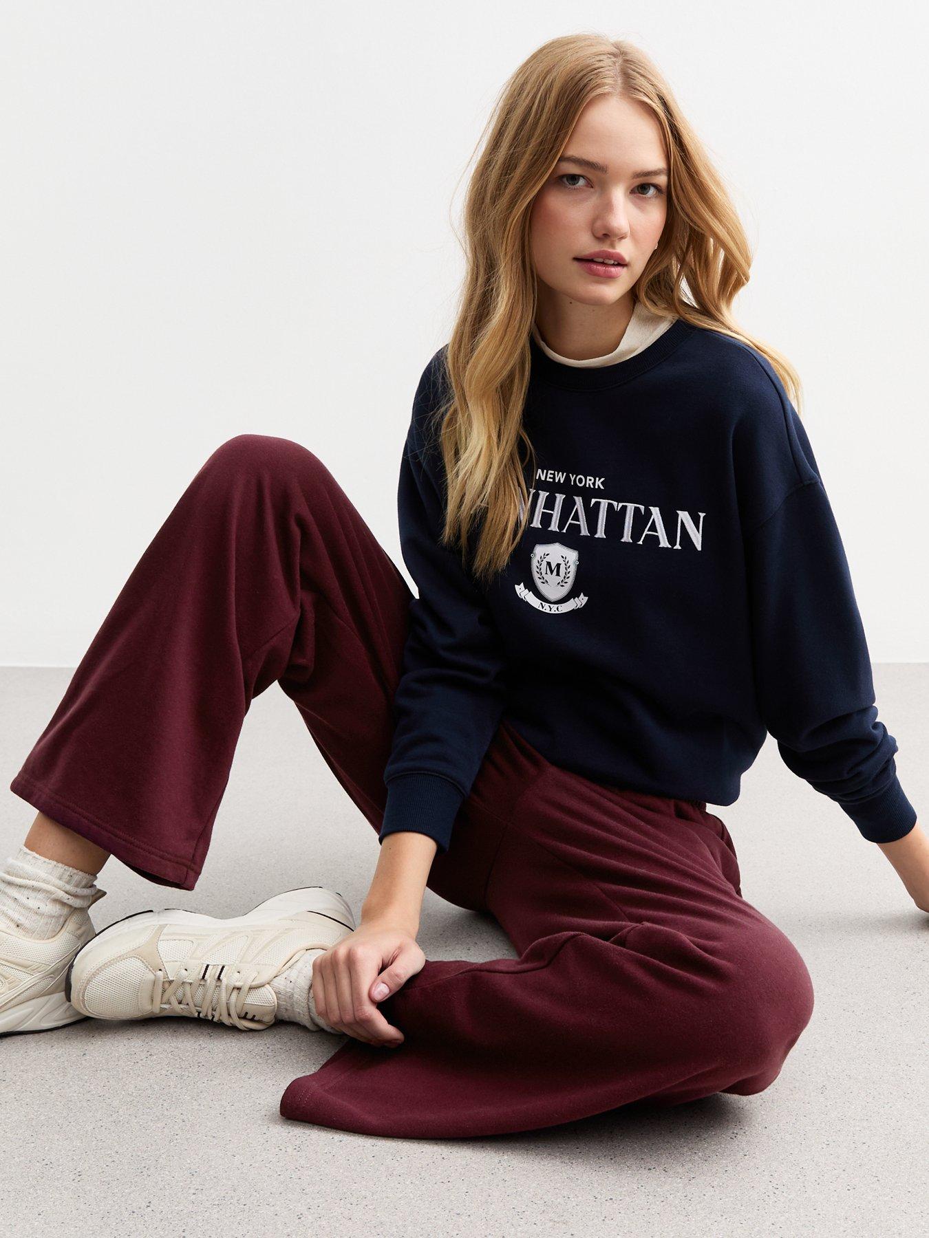 new-look-drawstring-wide-leg-joggers-burgundydetail