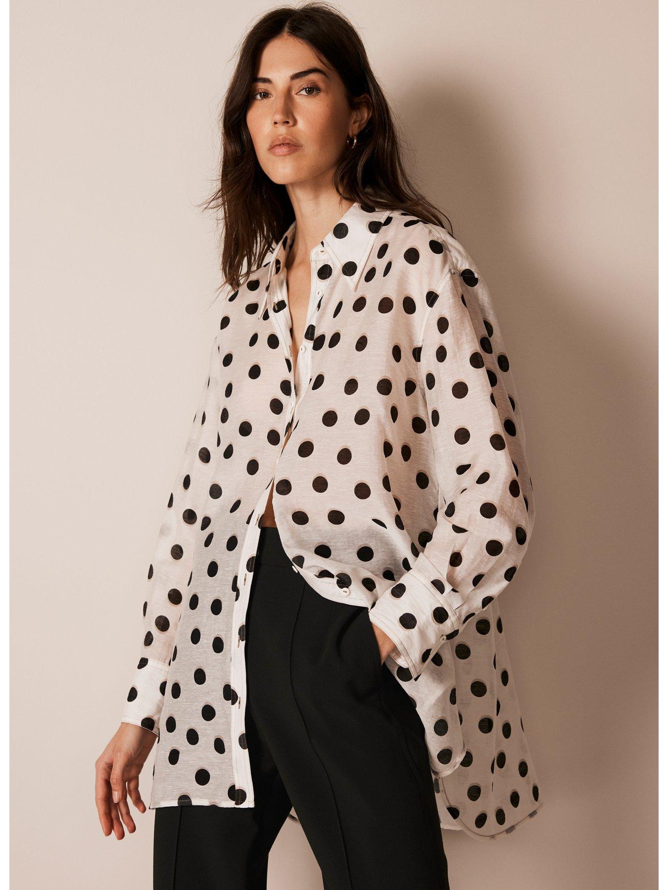 mint-velvet-white-polka-dot-print-longline-shirtback