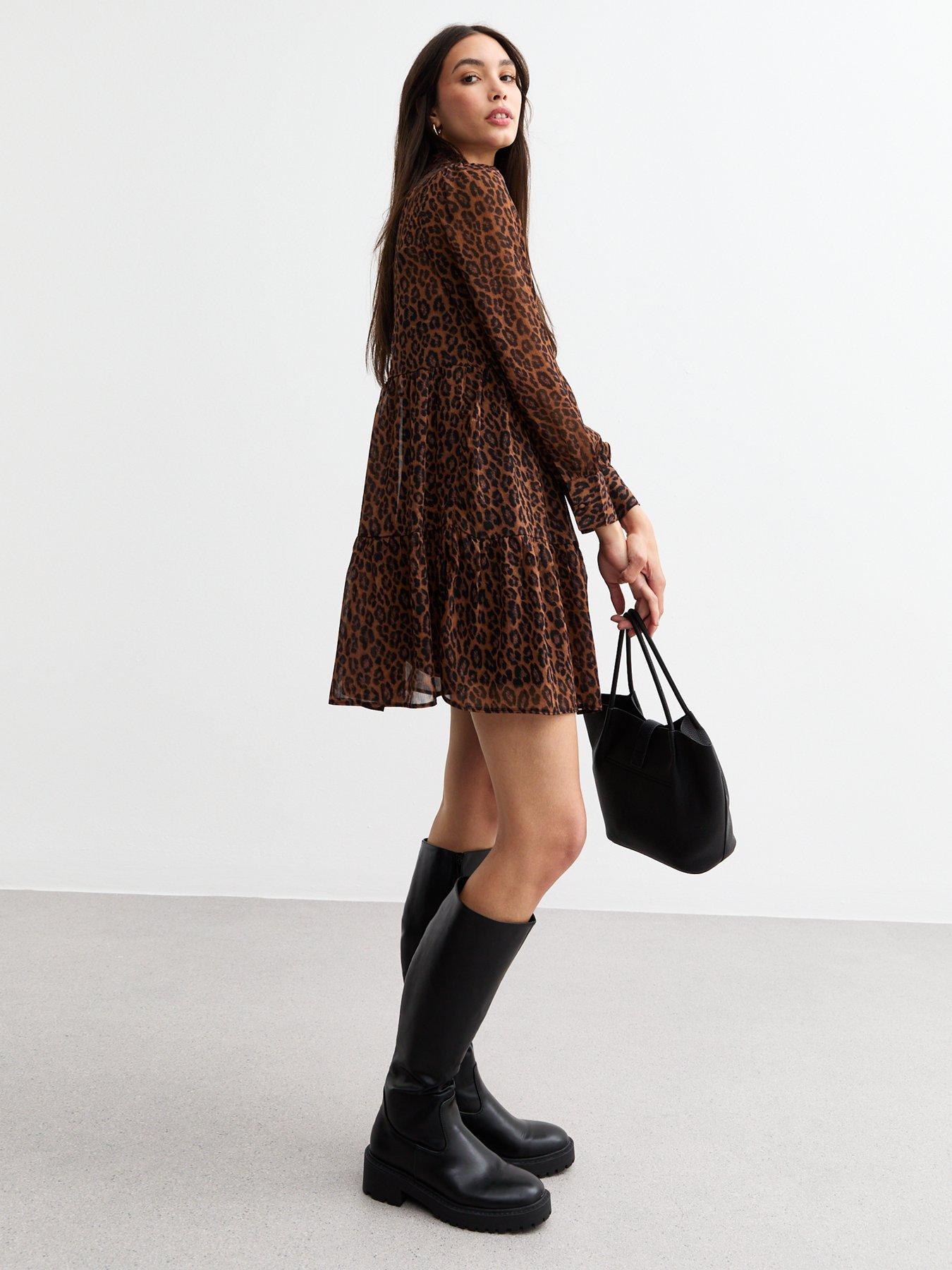 new-look-leopard-chiffon-mini-shirt-dress-printback