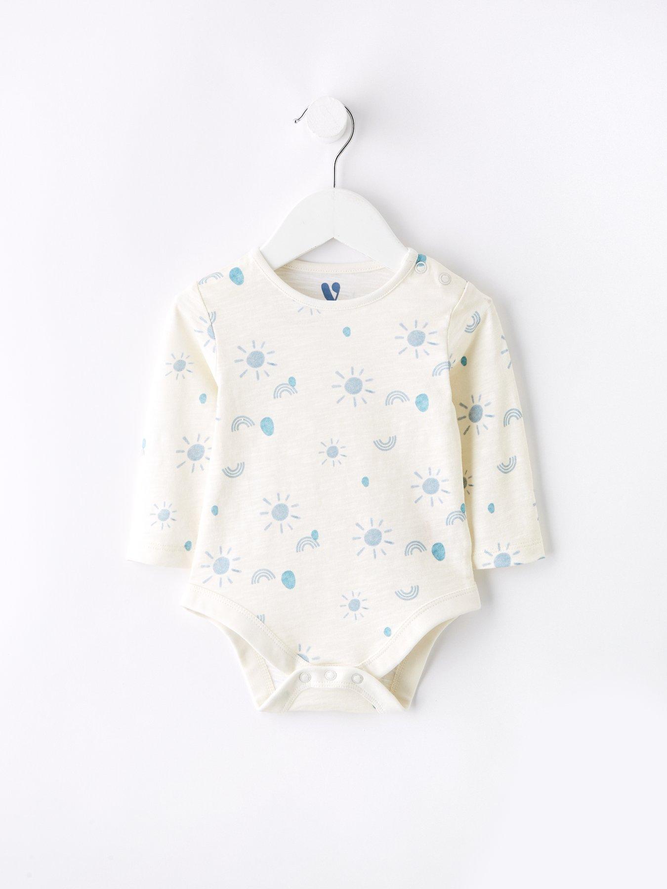Image 4 of 4 of Mini V by Very Baby Boys Denim Jersey Dungaree And Bodysuit Set