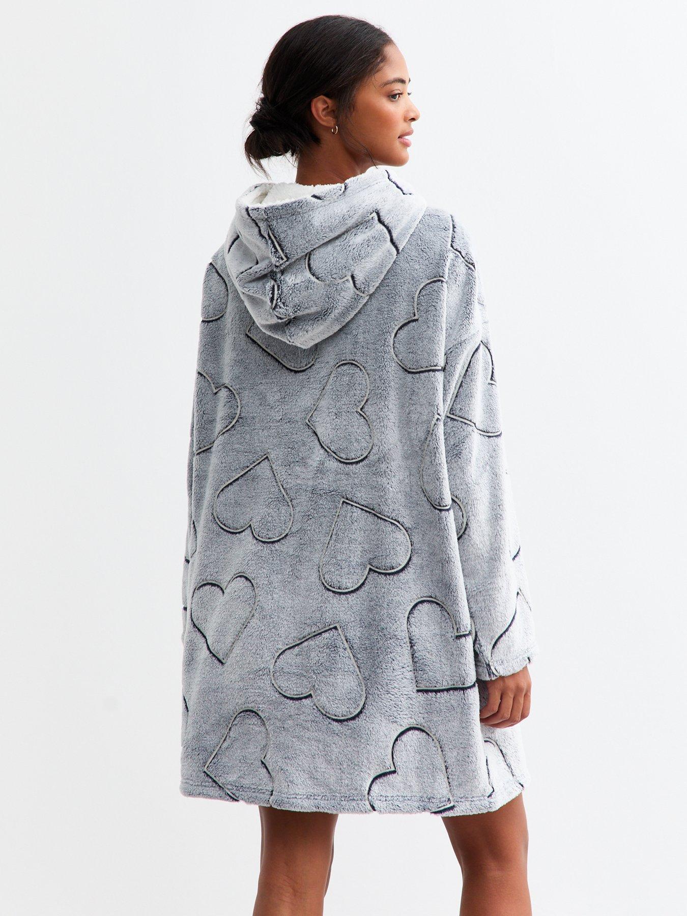 new-look-blue-oversized-heart-embroidered-fleece-hoodiestillFront