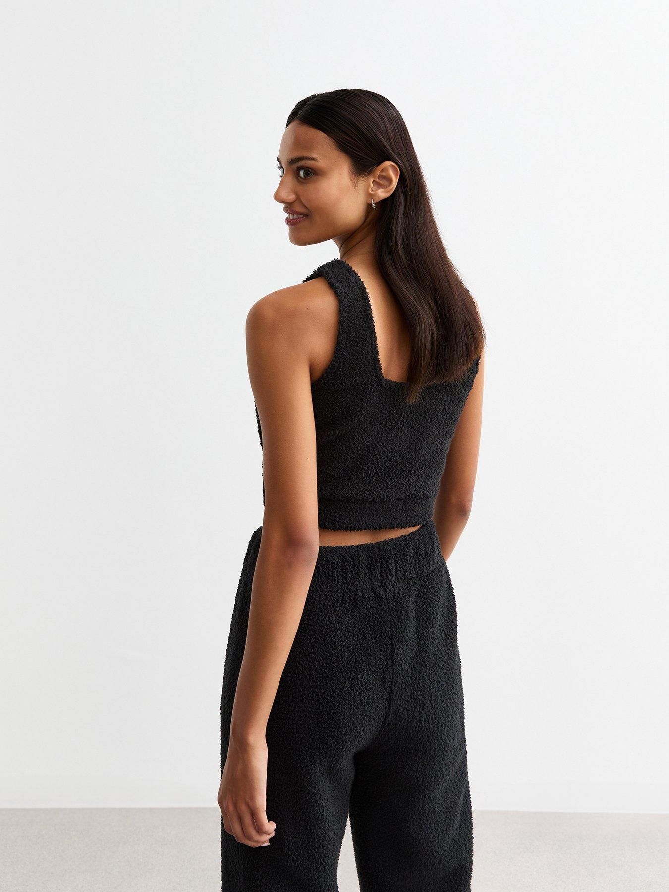 new-look-black-sherpa-crop-topstillFront