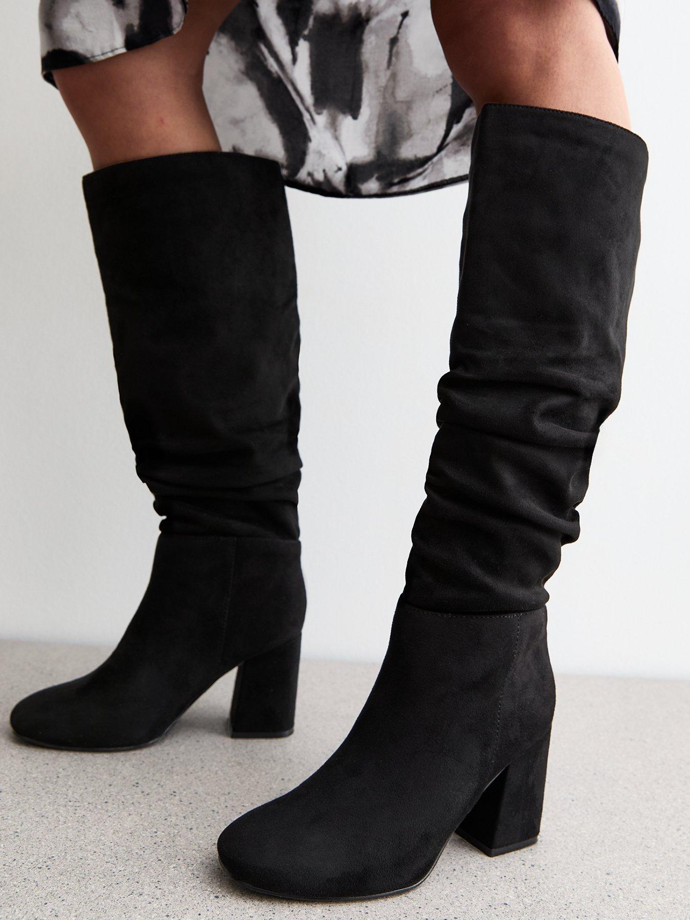 new-look-suedette-slouchy-knee-high-boots-blackoutfit