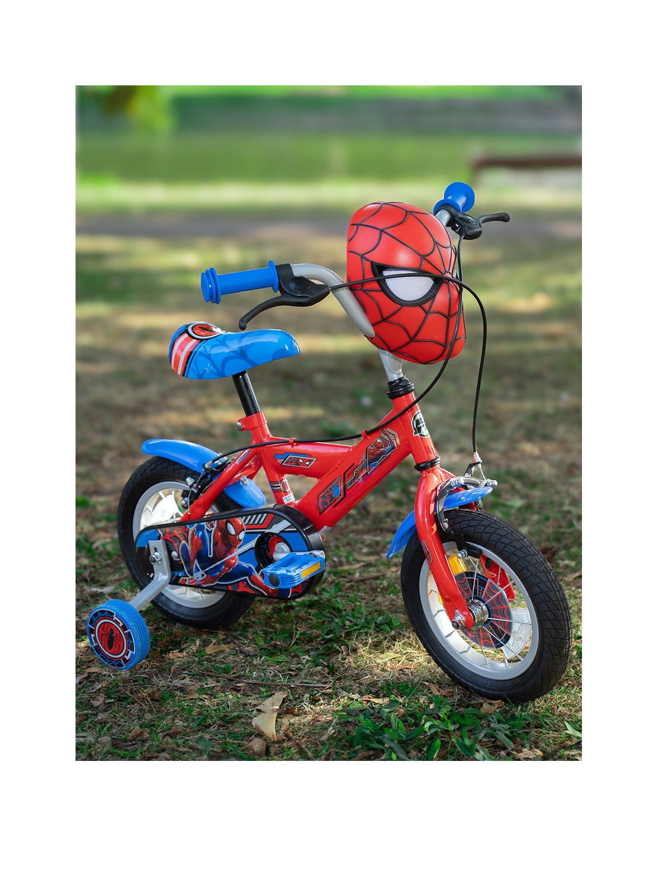 Huffy spiderman bike 12 best sale