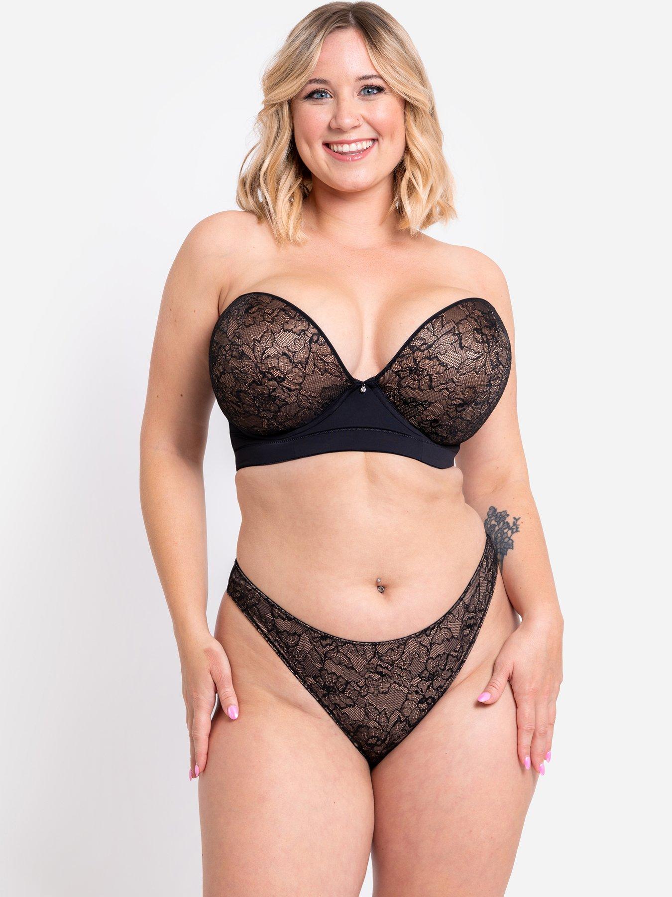 Curvy Kate Hey Girls Thong - Black
