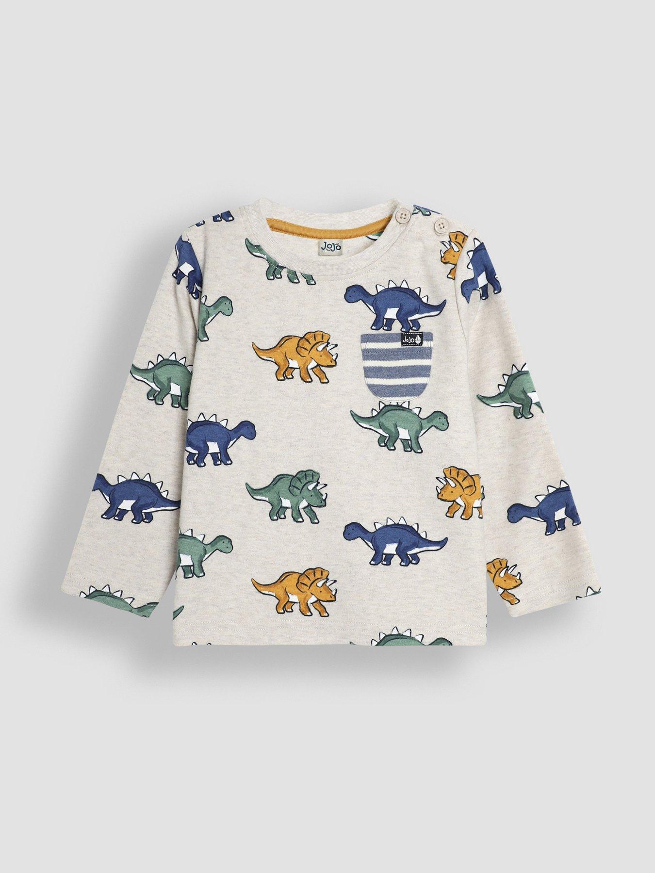 jojo-maman-bebe-boys-2-pack-dinosaur-print-stripe-tops-beigeoutfit