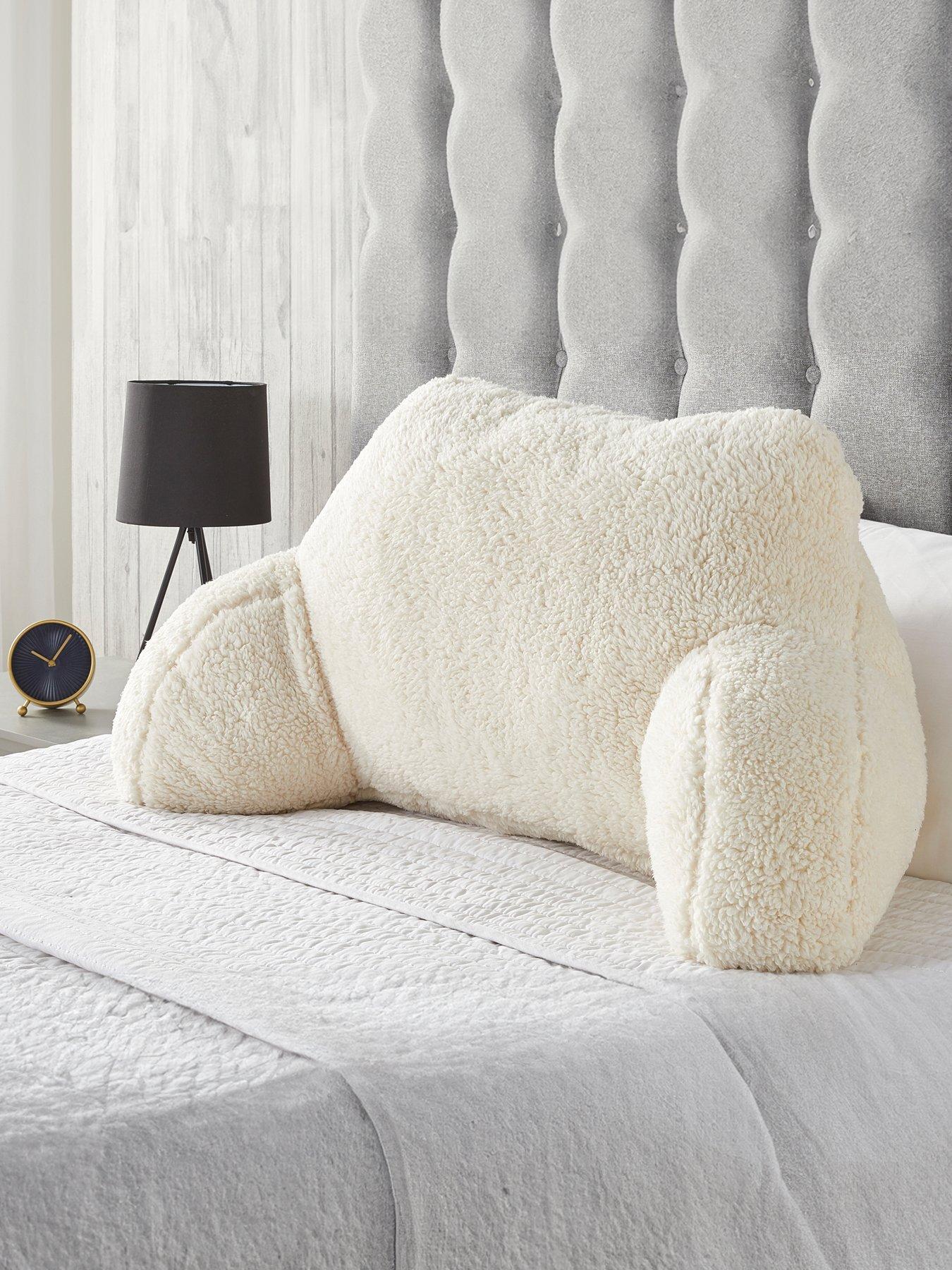 Very Home Fleece Cuddle Cushion - Cream
