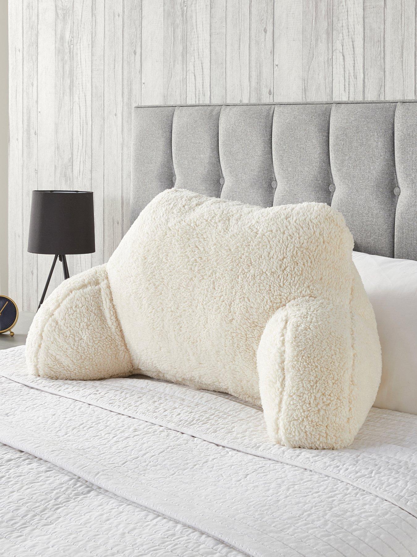 Very Home Fleece Cuddle Cushion - Cream