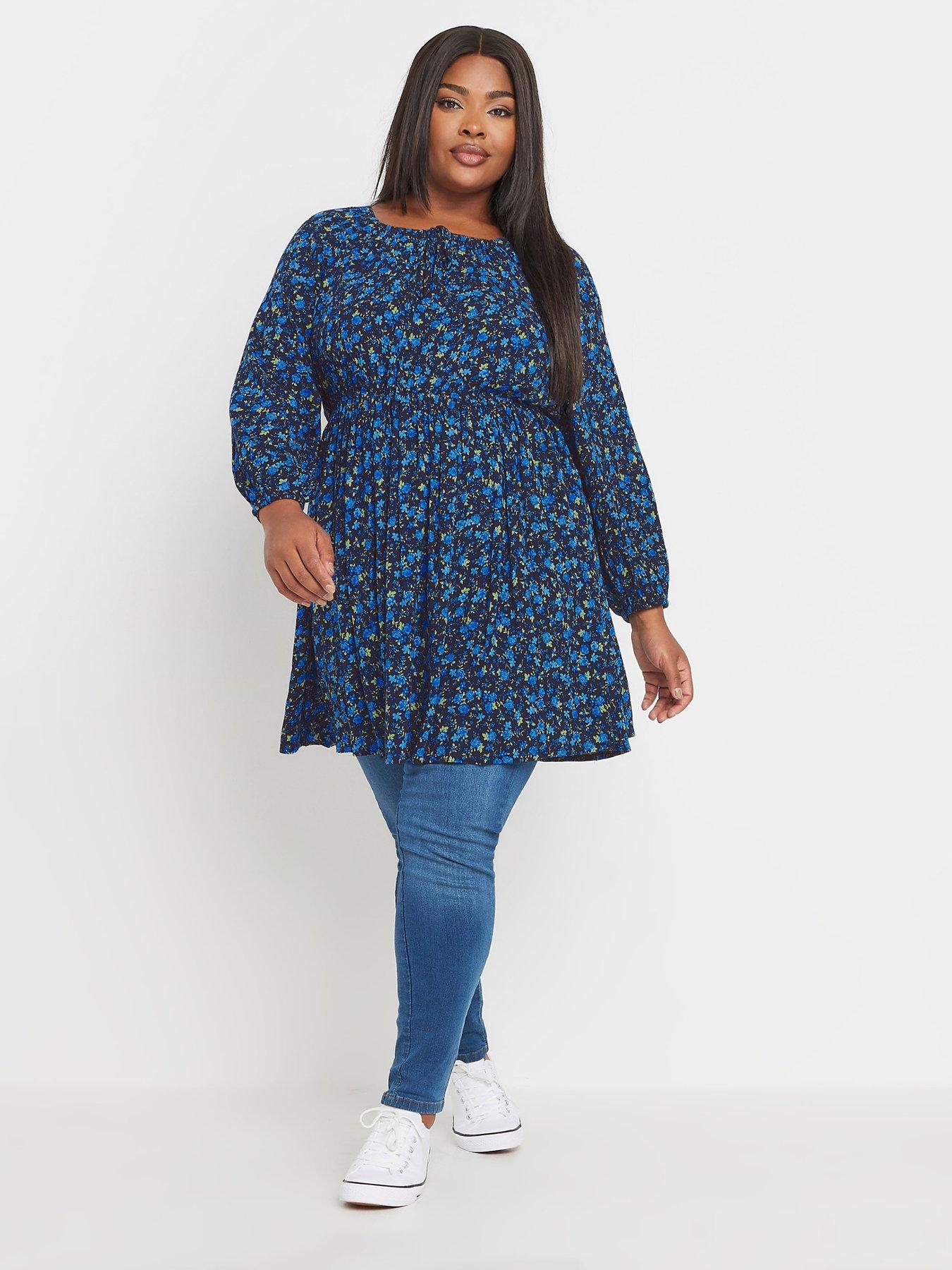 yours-curve-crinkle-gypsy-tunic-blueback