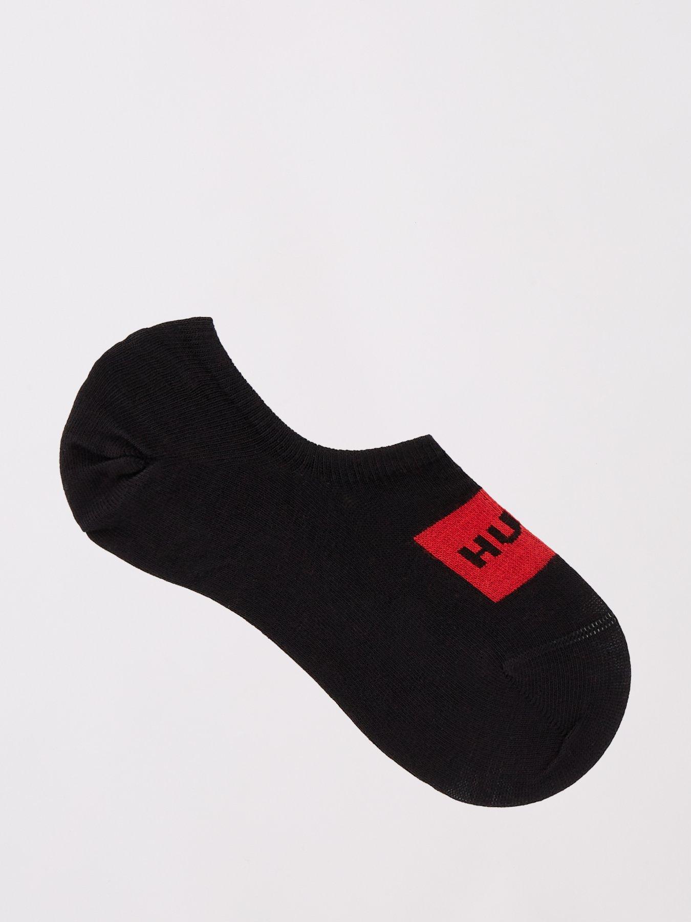 hugo-2-pack-logo-trainer-socks-blackstillFront