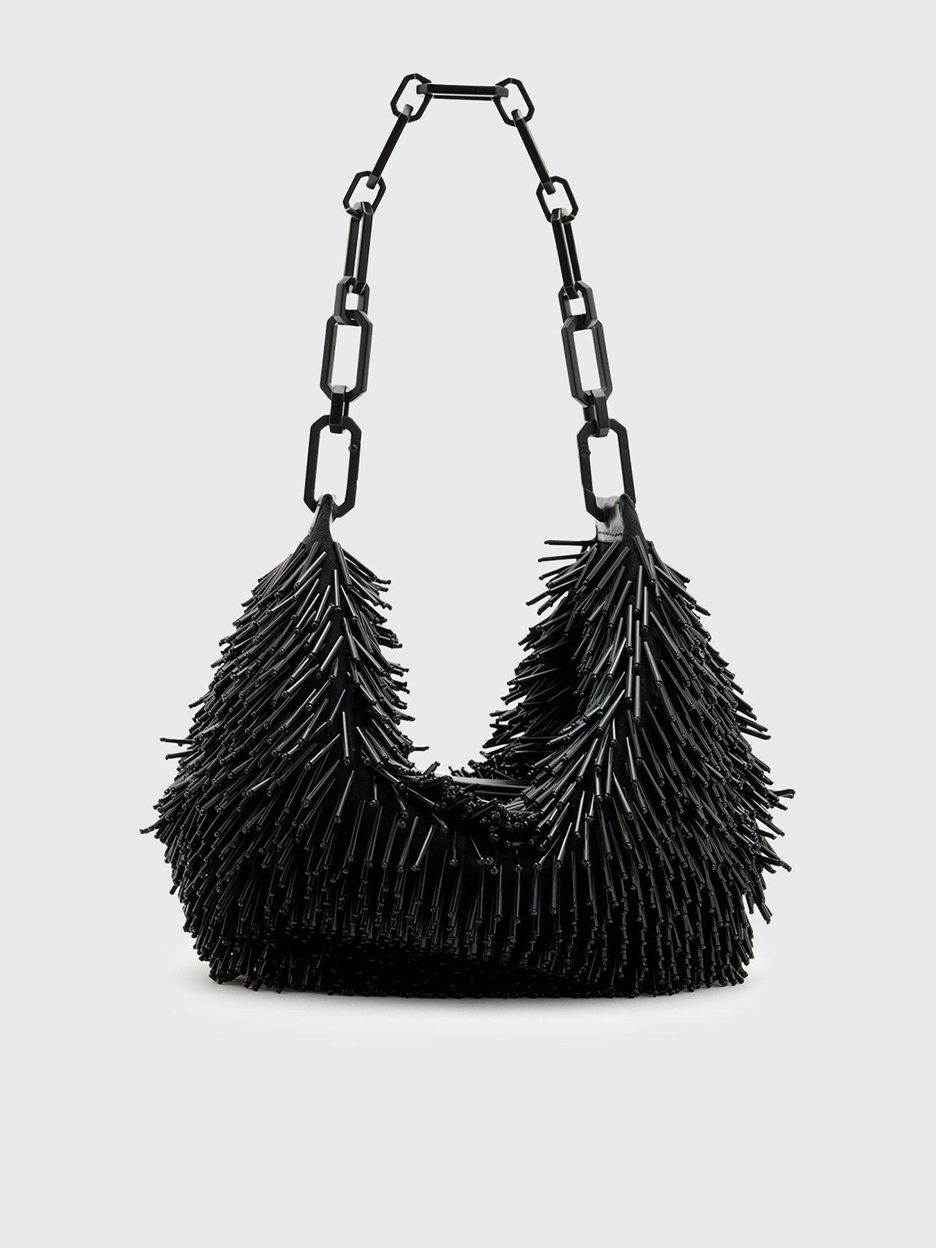 allsaints-madea-chain-strap-beaded-bag