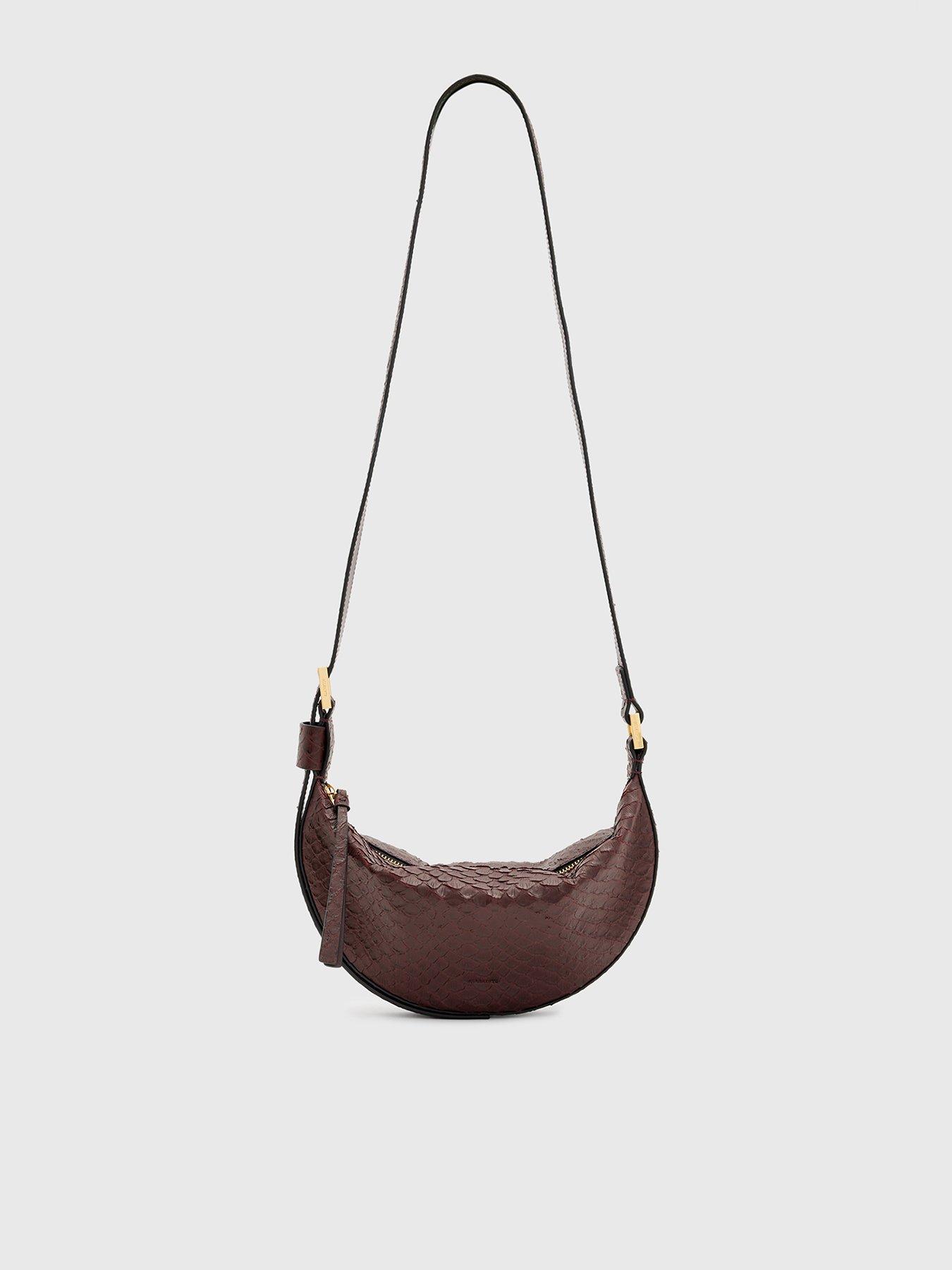 allsaints-half-moon-snake-effect-leather-bag