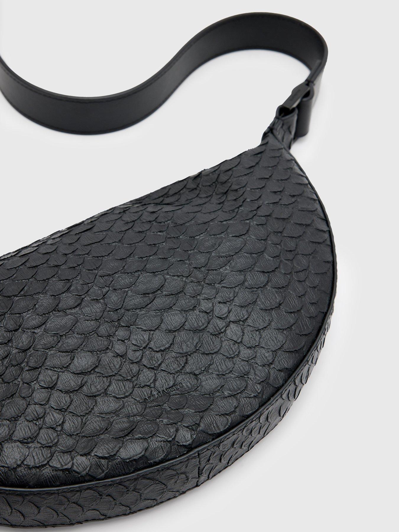 allsaints-half-moon-snake-effect-leather-bagdetail