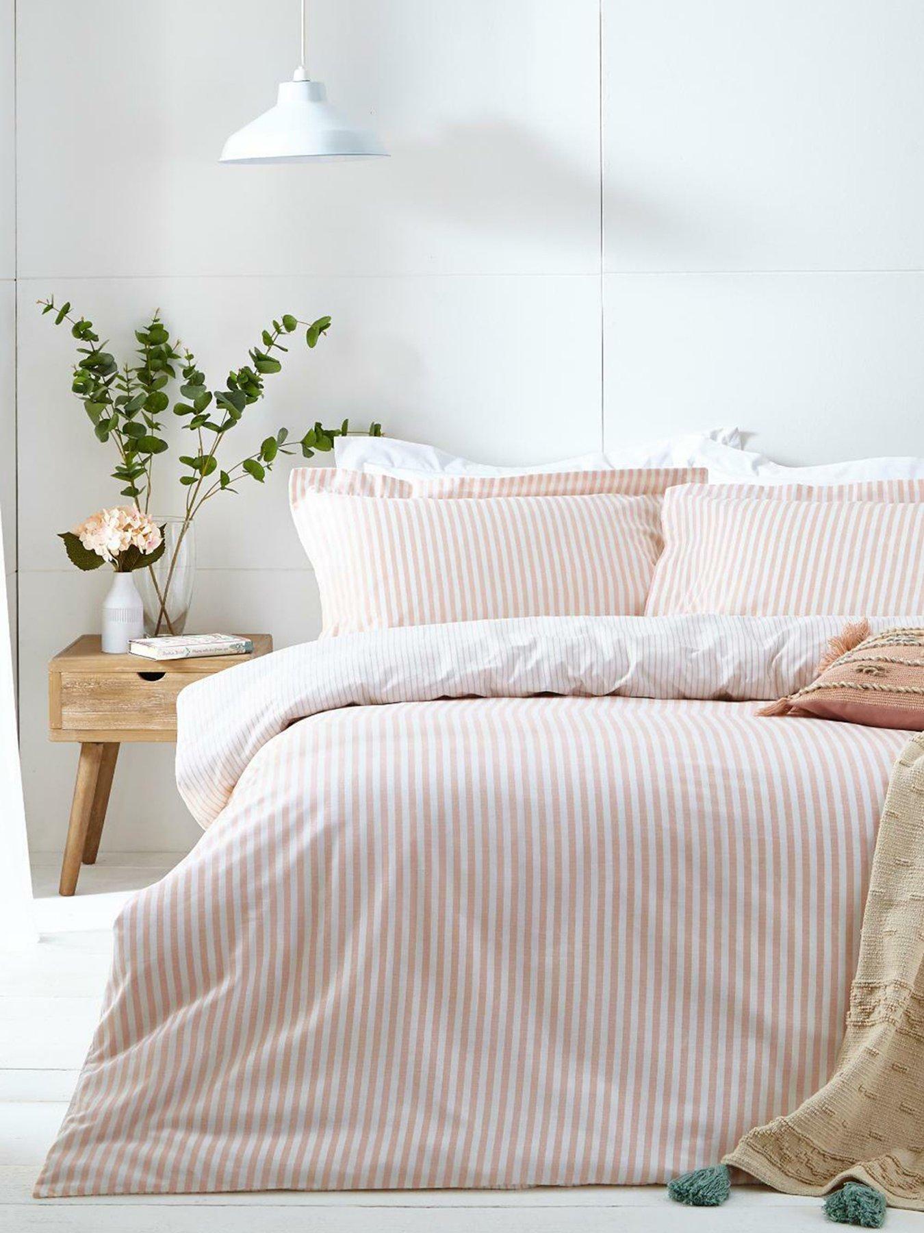 yard-hebden-stripe-100-cotton-duvet-set-blush