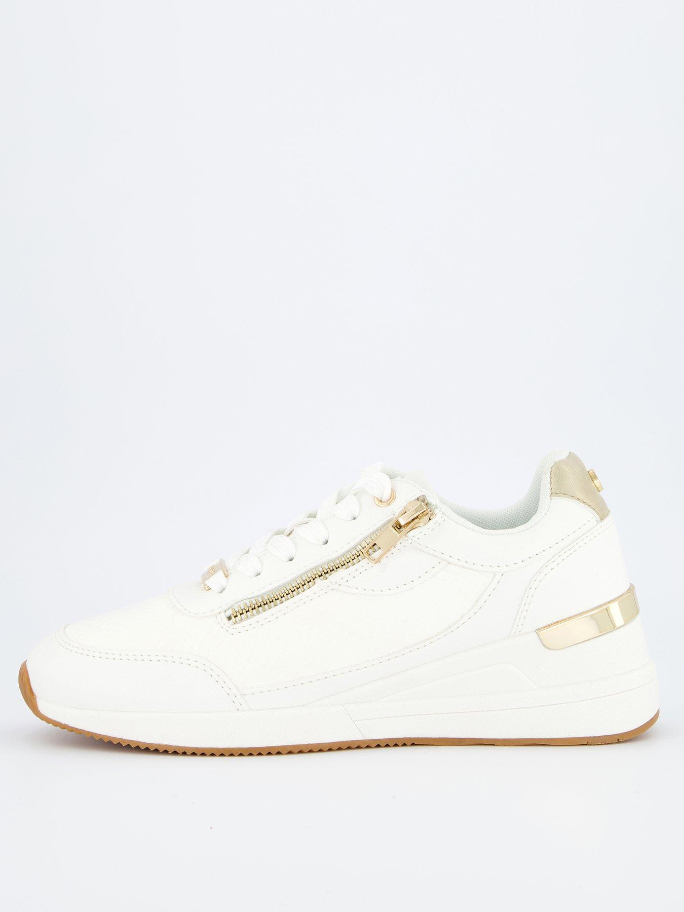 elle-sport-lace-up-wedge-trainers-white