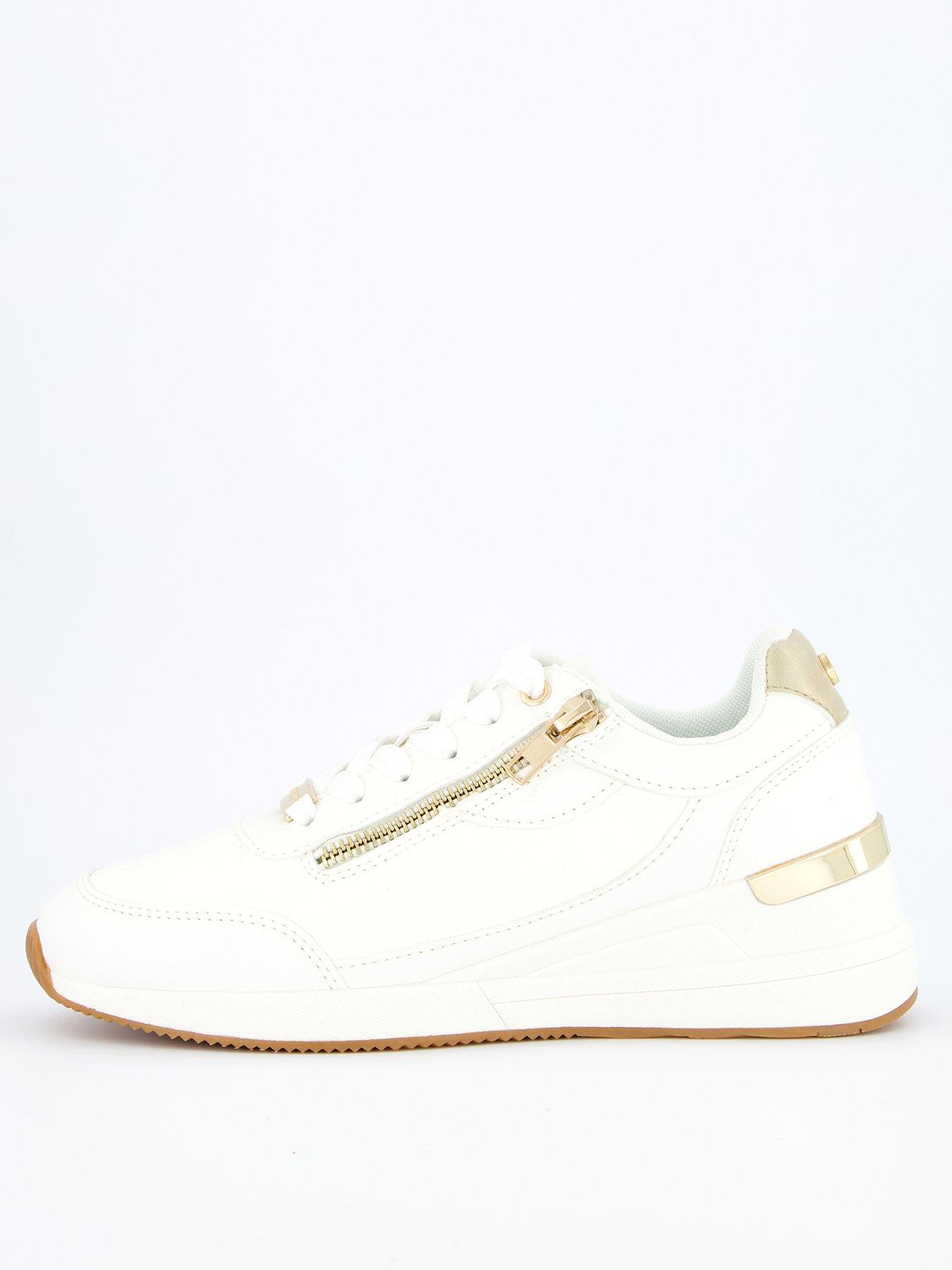 elle-sport-lace-up-wedge-trainers-whitefront